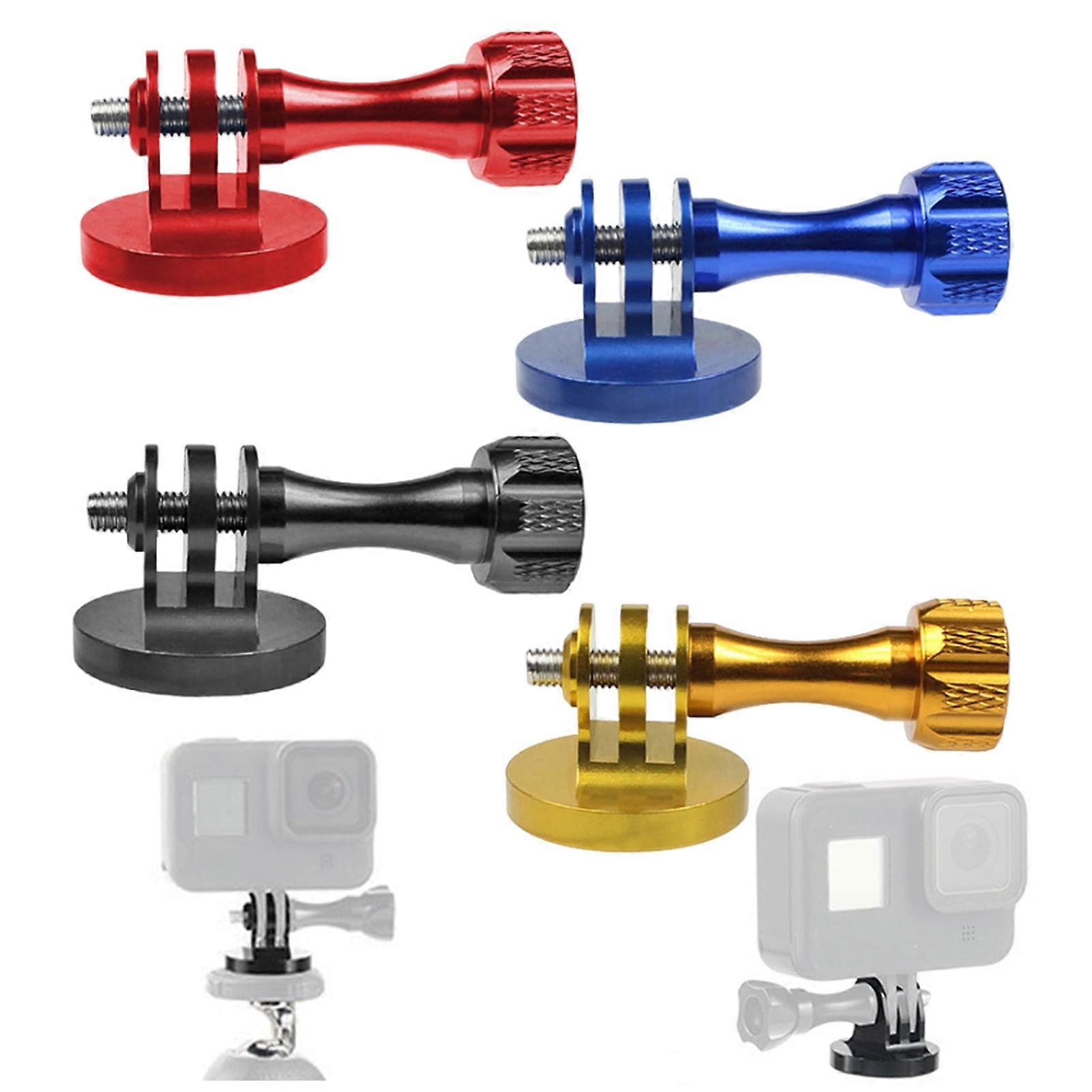 SUSUchens Action Camera Tripod Mounting Adapter Rustproof Corrosion Resistant Simple Installation Monopod Mount Thumbscrew for Gopro 12 Black