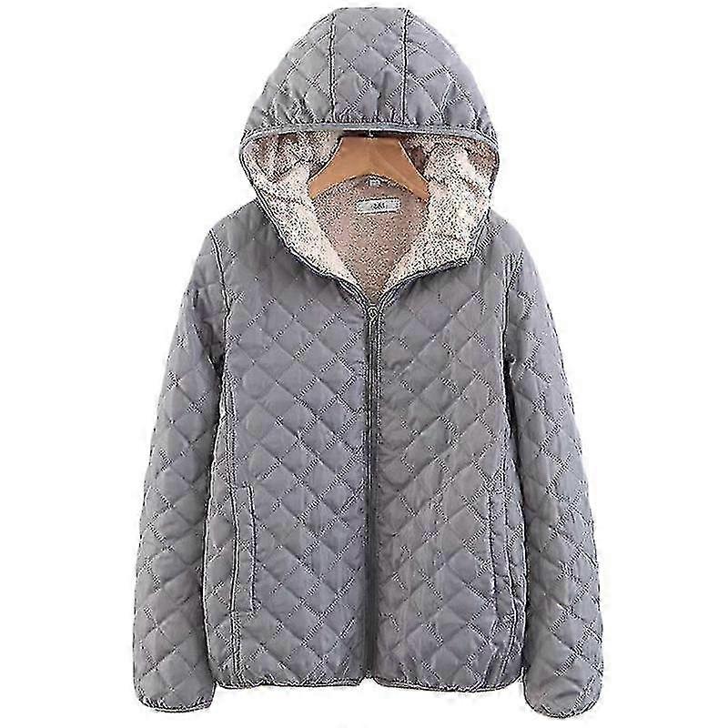 Felpa con cappuccio in pile per donna, con cerniera, in pile Sherpa, da indossare all'aperto