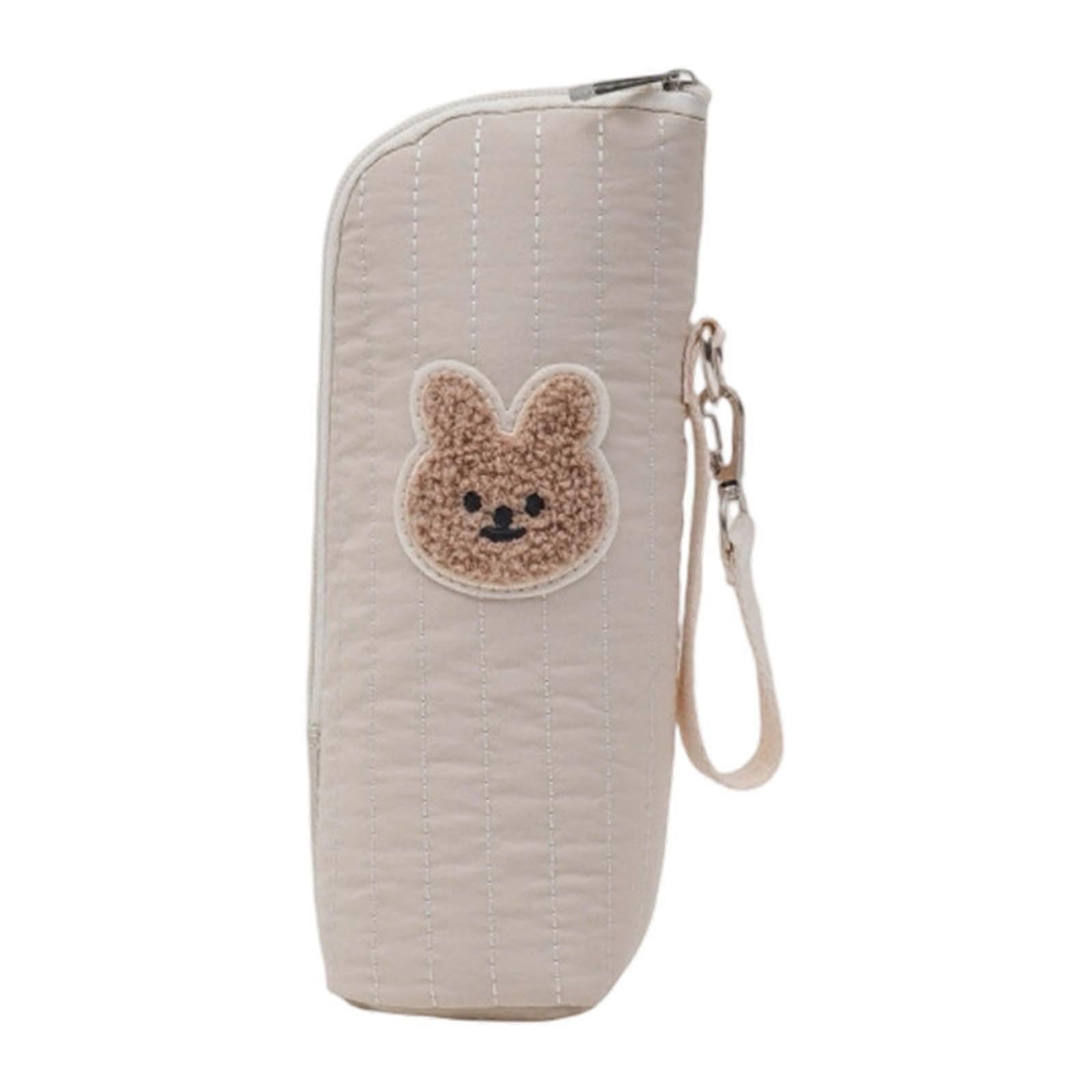 Thermal Infant Feeding Bag Build In Aluminum Layer Adjustable Shoulder Carriers for Temperature Control During Outings  White