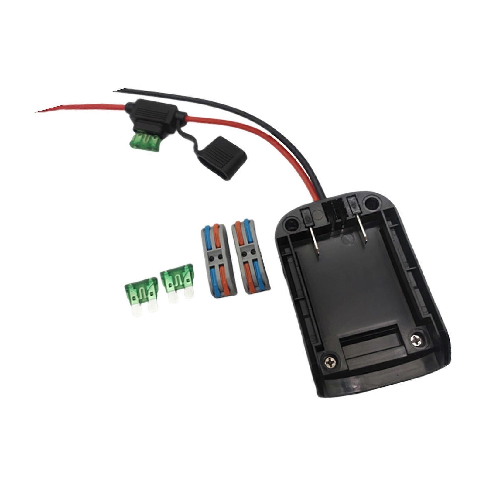 Professional 12AWG Output Converters Battery Adapters Compatible for 18V Battery Systems 48111862, 48111865, 48111880 Multicolor