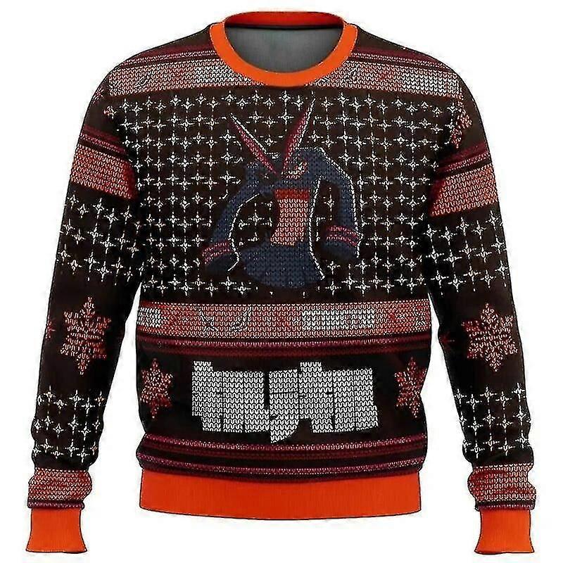 قتل لا قتل القبيح عيد الميلاد سترة هدية سانتا كلوز بلوفر الرجال 3D قميص من النوع الثقيل وأعلى الخريف و W