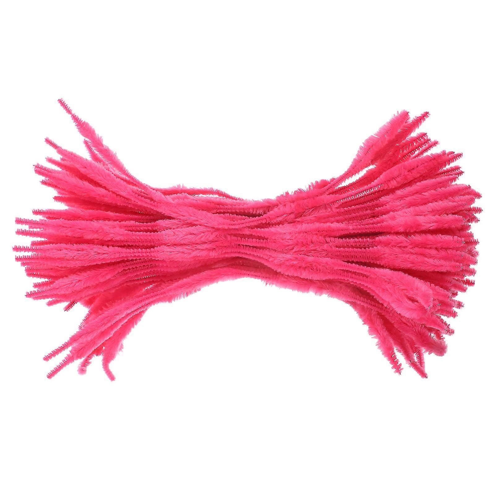 100Pcs Handmade Chenille Stems DIY Twisted Sticks for Craft Making