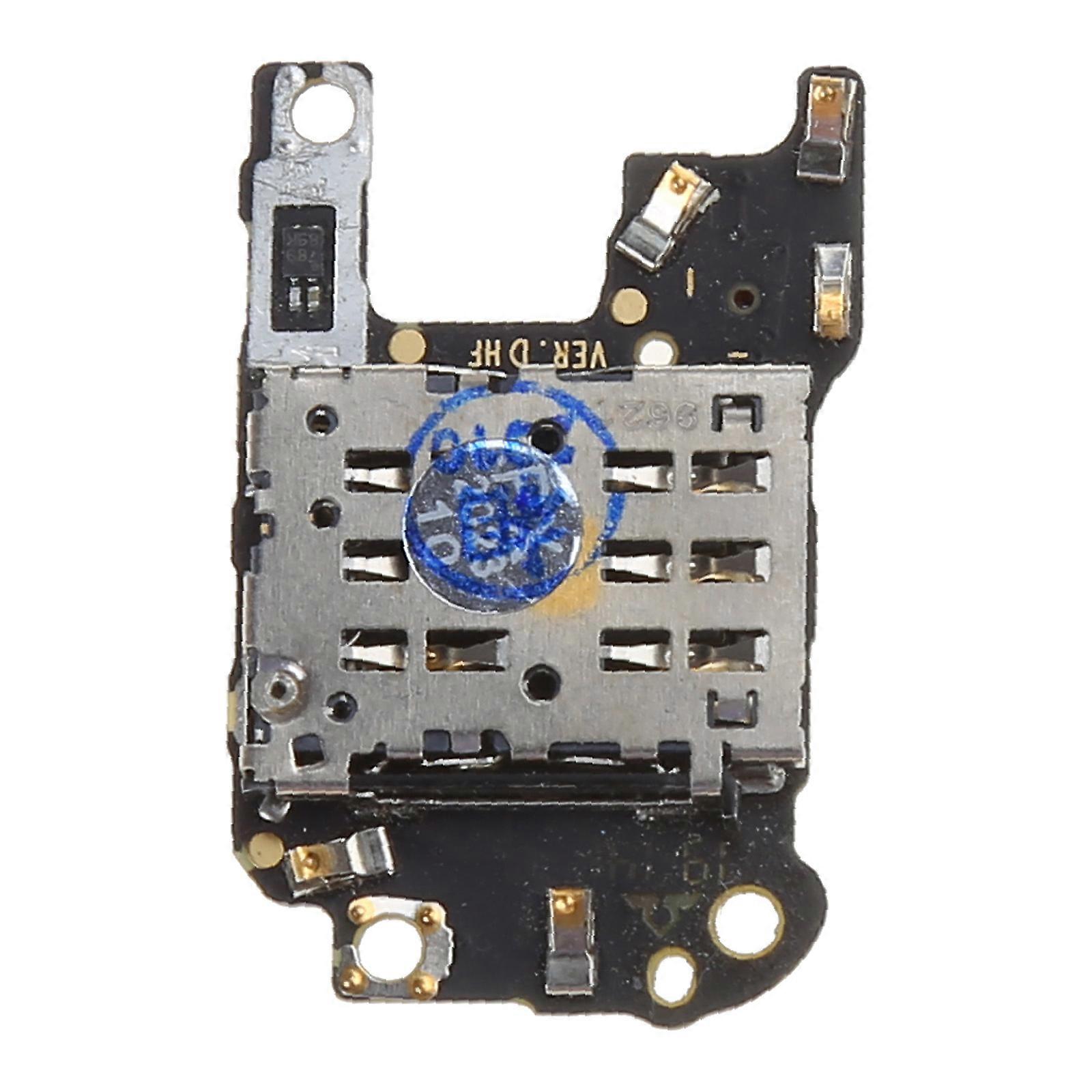 for P30 Pro SIM/SD Phone Card Reader Replacement Part Repairing Accessories SIM Holder Conecction Board with Microphone Multicolor