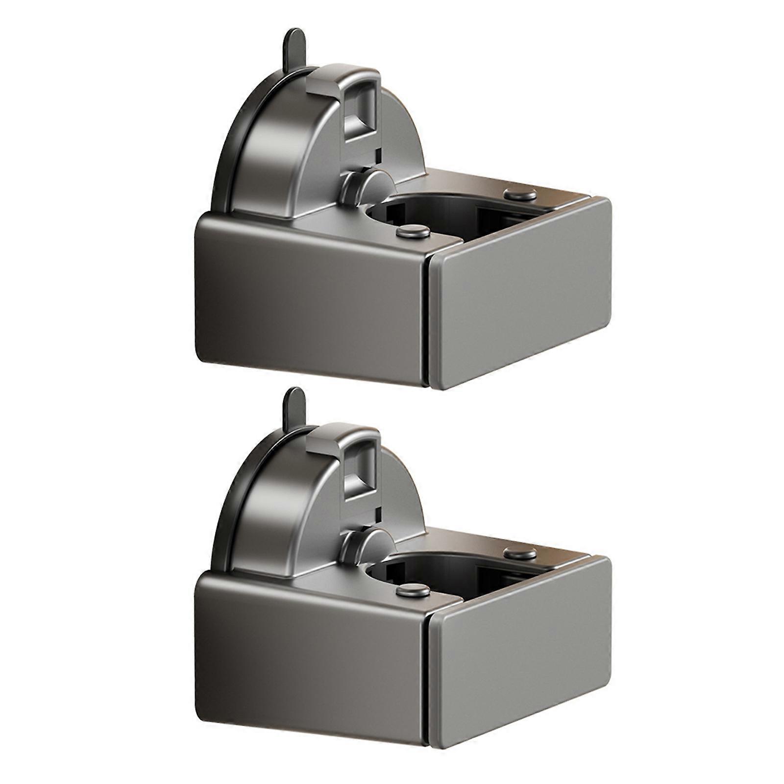 2pcs Wall Mounted Mop Rack Waterproof & Moisture Proof Reusable Mop Holders with Powerful Suction Upgrades for Home Use Multicolor