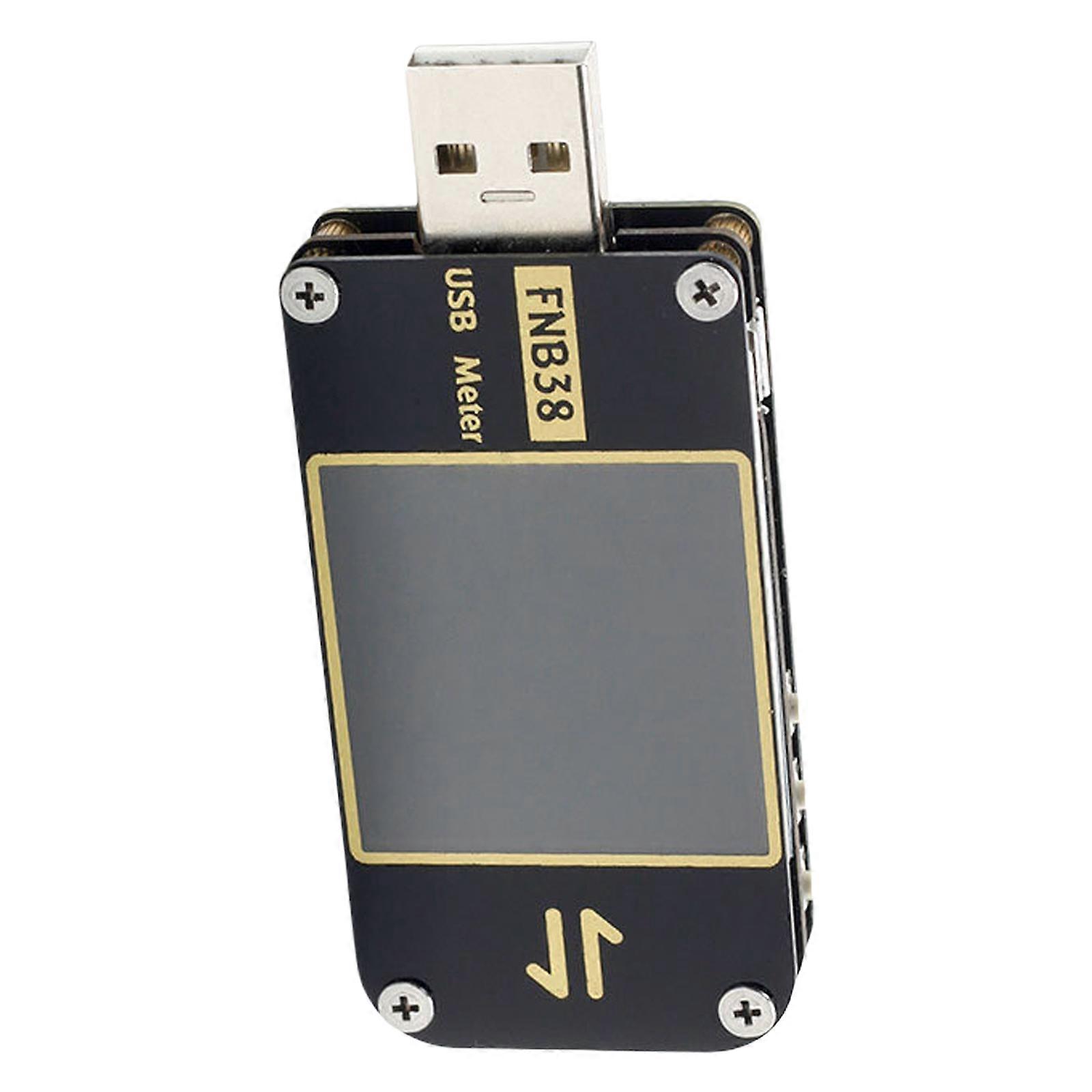 USB Tester For Voltage And Current Detection Mobile Charging Adapter With LED Display QC4+ PD3.0 2.0 Fast Charging Multicolor