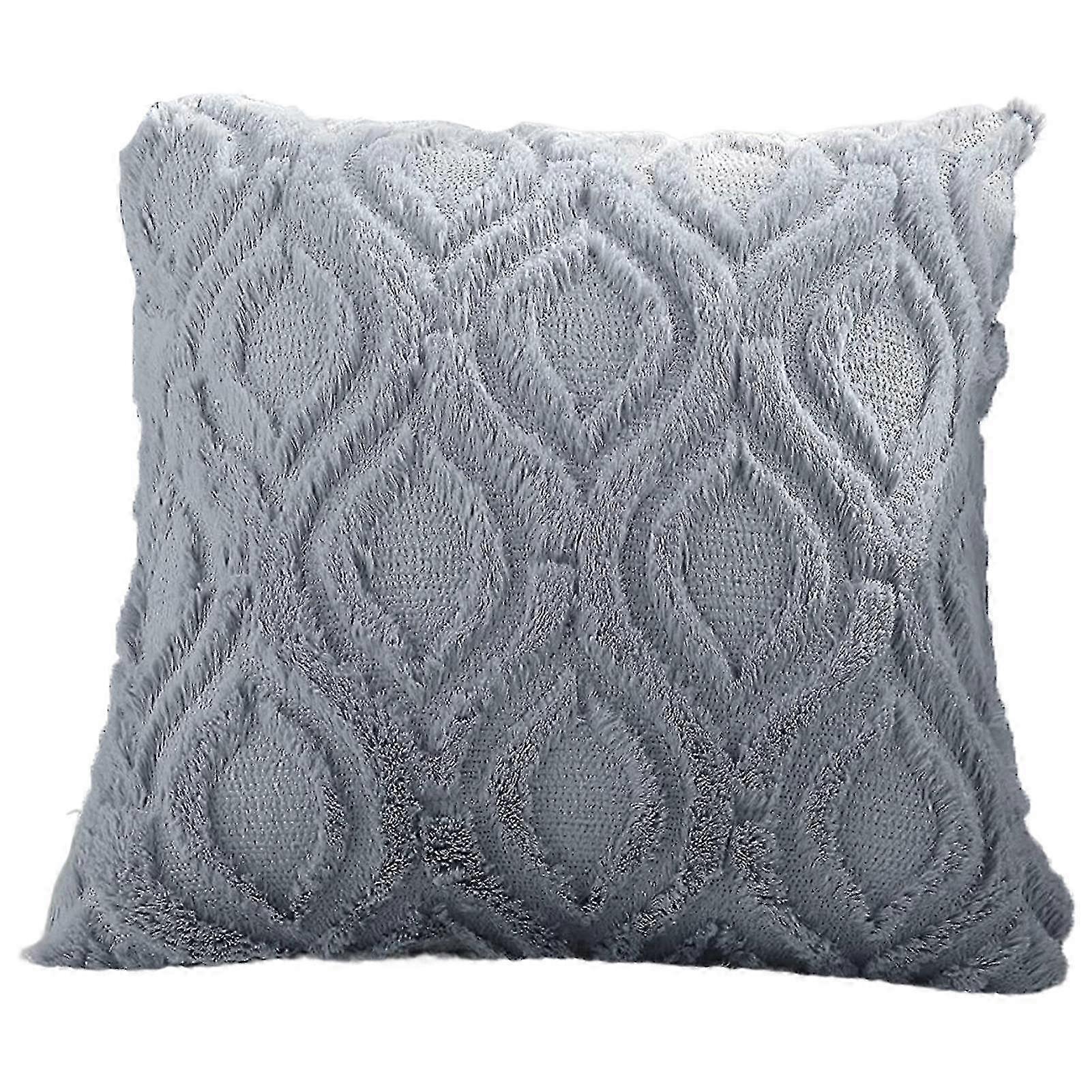 Invisible Zipper Seal Soft Texture Plush Anti-Tear Nordic Style Sofa Pillowcase