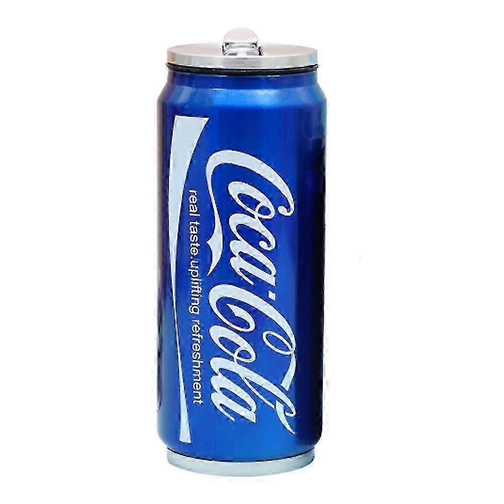 350ml 500ml rostfritt stål utomhusbil isolerad halm cola burk flaska kopp