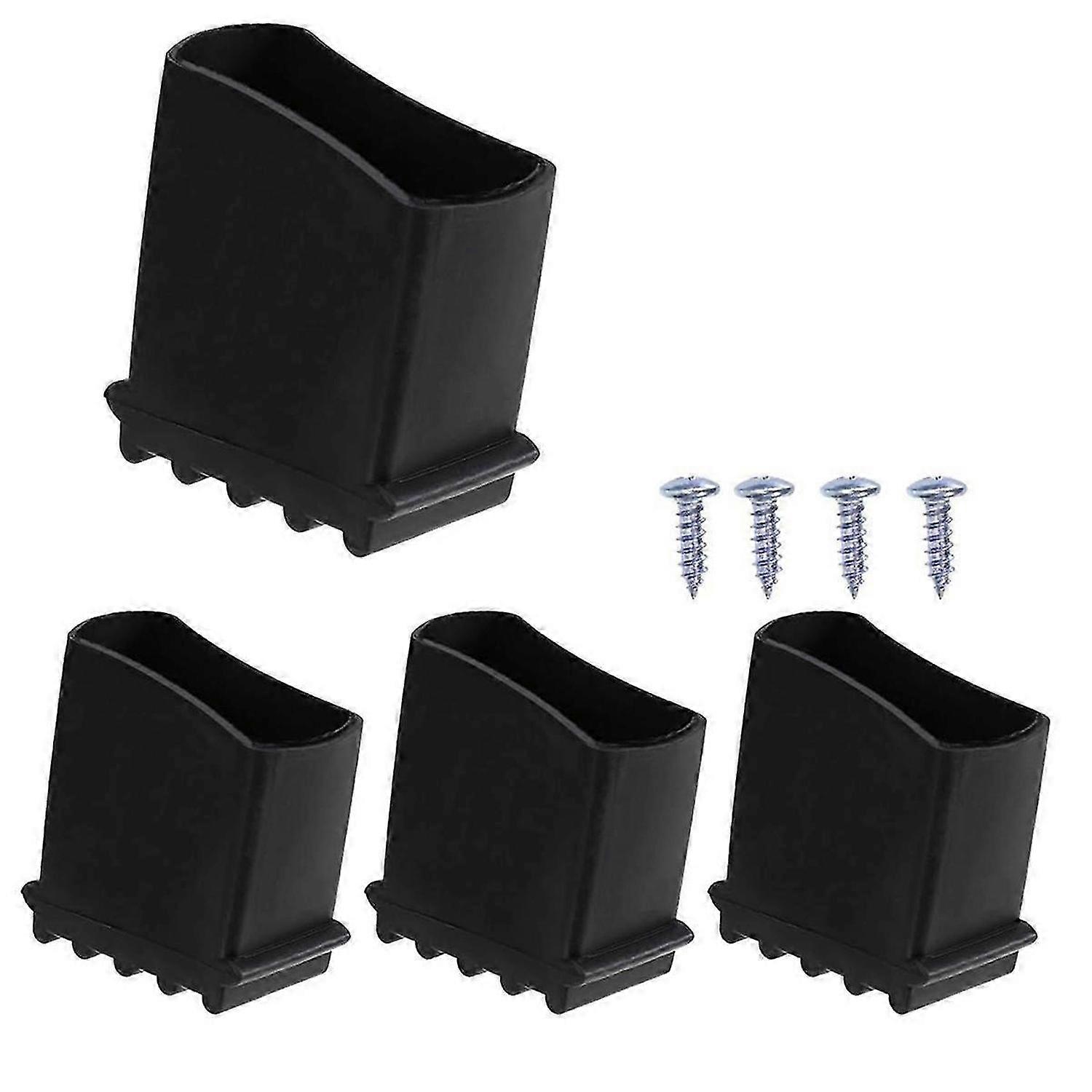4 Pcs Household Ladder Foot Cover Rubber Ladder Feet Chairs Telescoping Extension Pads for Step Lad