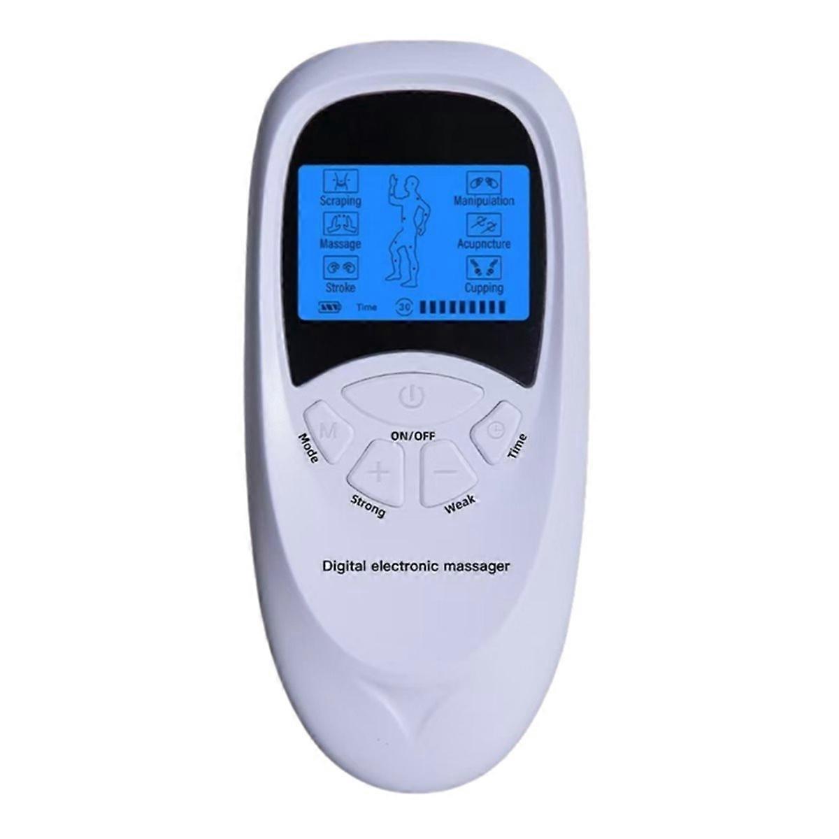 Multifunction Digital EMS Massager Machine Electric Pulse Muscle Stimulator for Back Neck Electrode 