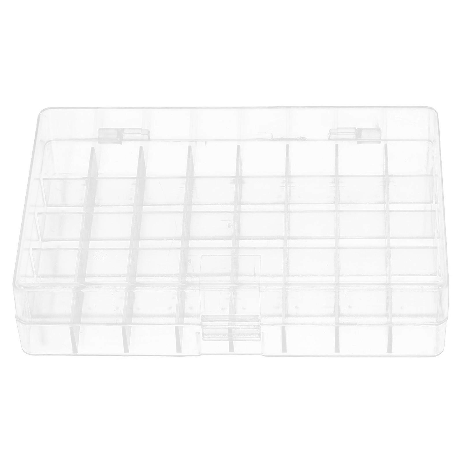 Transparent Acrylic Compartment Organizer Box for Storage Use 40 Grids