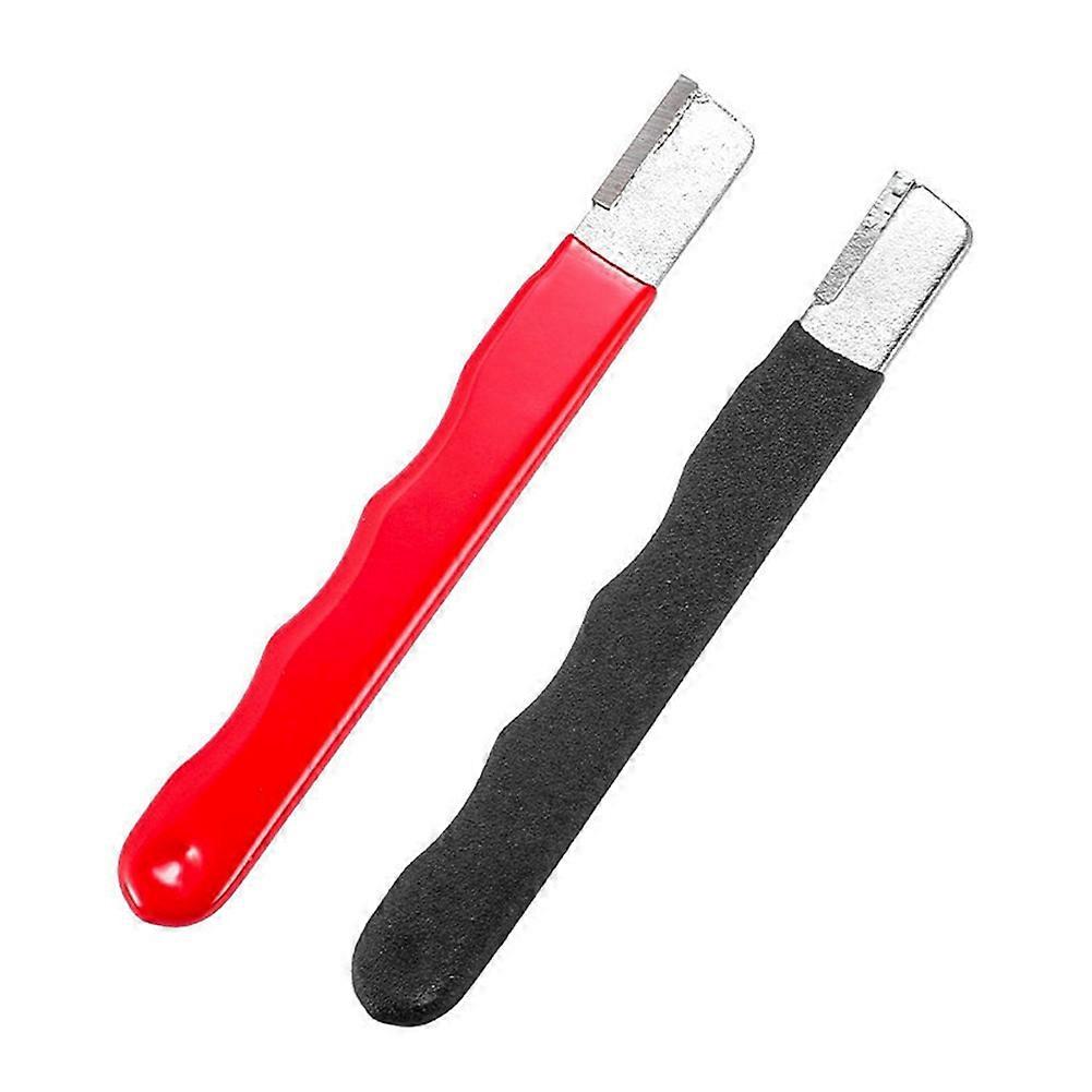 Portable Quick Sharpener, Lawnmower Dull Blade Sharpener, Multipurpose Garden Tool Sharpener Blade Sharpener Stone Black