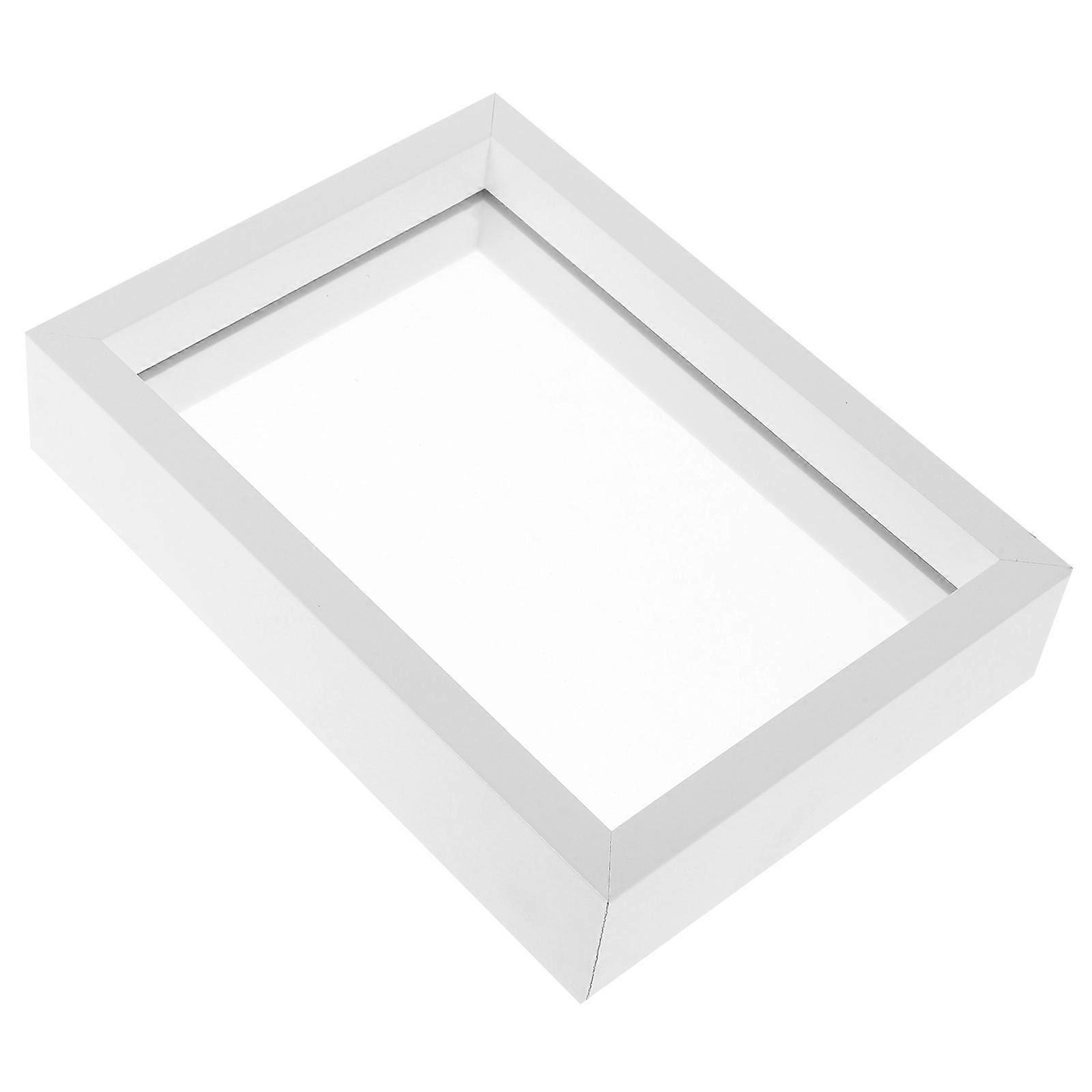 Wooden Glass Frame Flower Display Double-Sided Frame for Decor