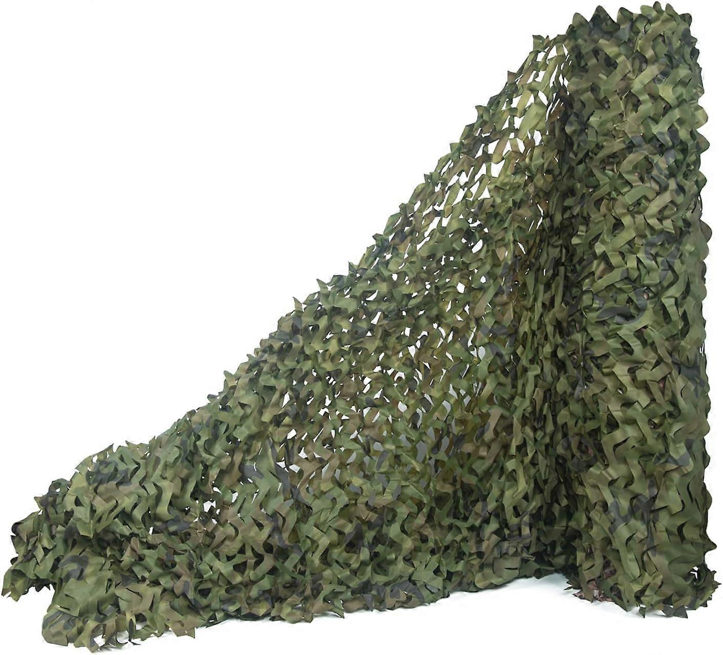 Camouflage Net Bulk Roll - shade Net for Hunting, Home Decor, Paintball.Bird Watching, camping, car cover, and Theme Party Deco