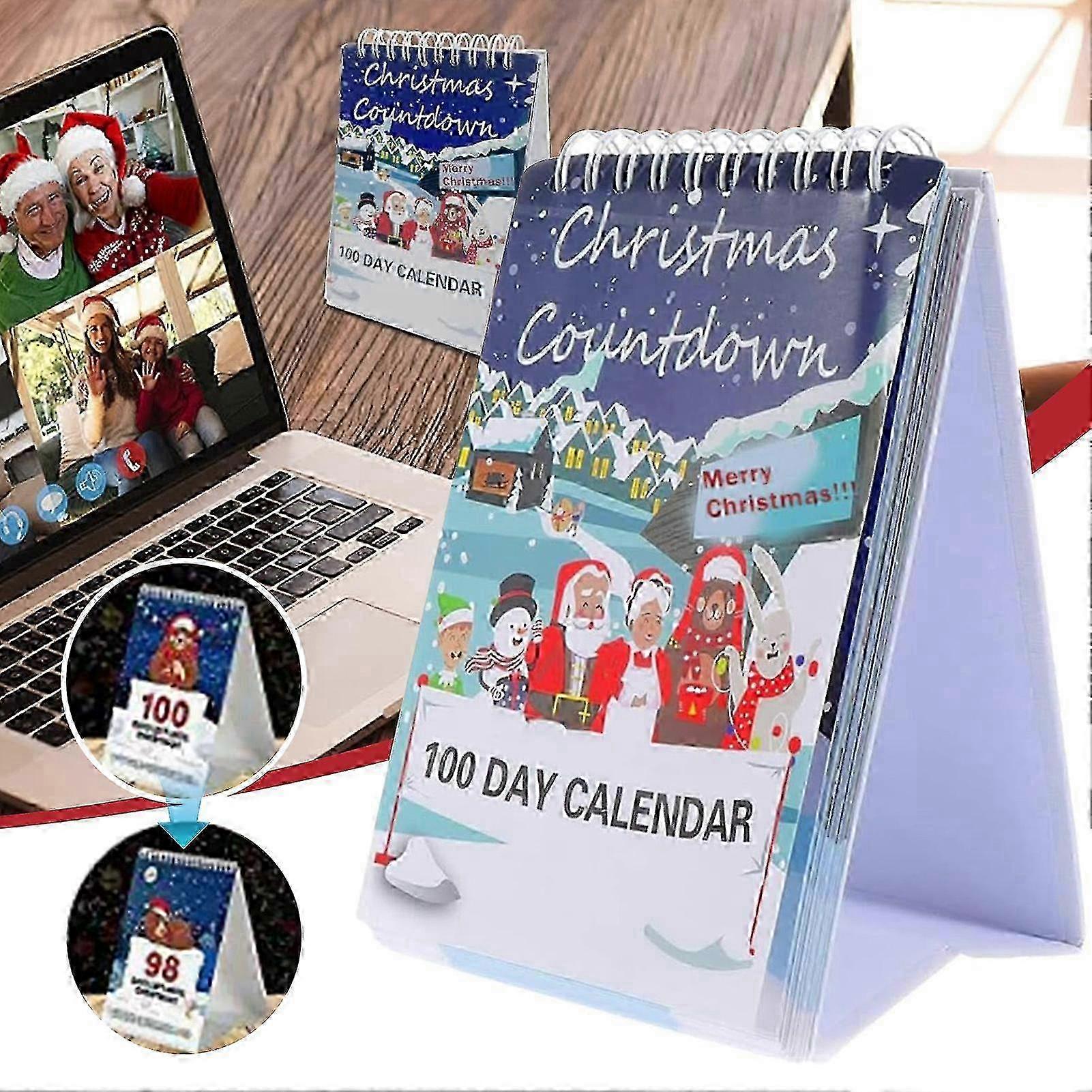 Christmas Advent Calendar for Family with 100 Day Countdown