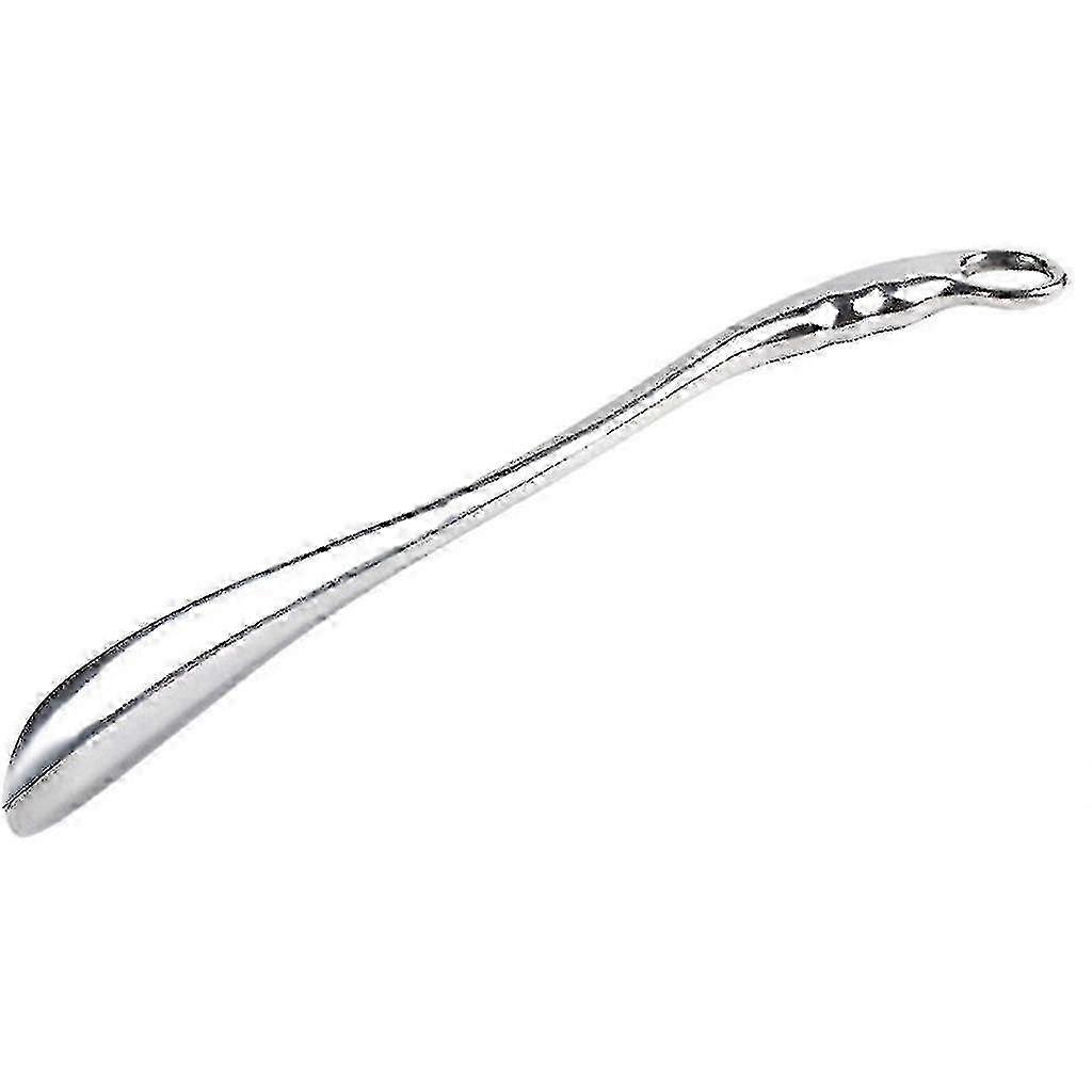 w Solid Metal Shoe Horn with Loop Handle for All Sizes of Shoes and Boots