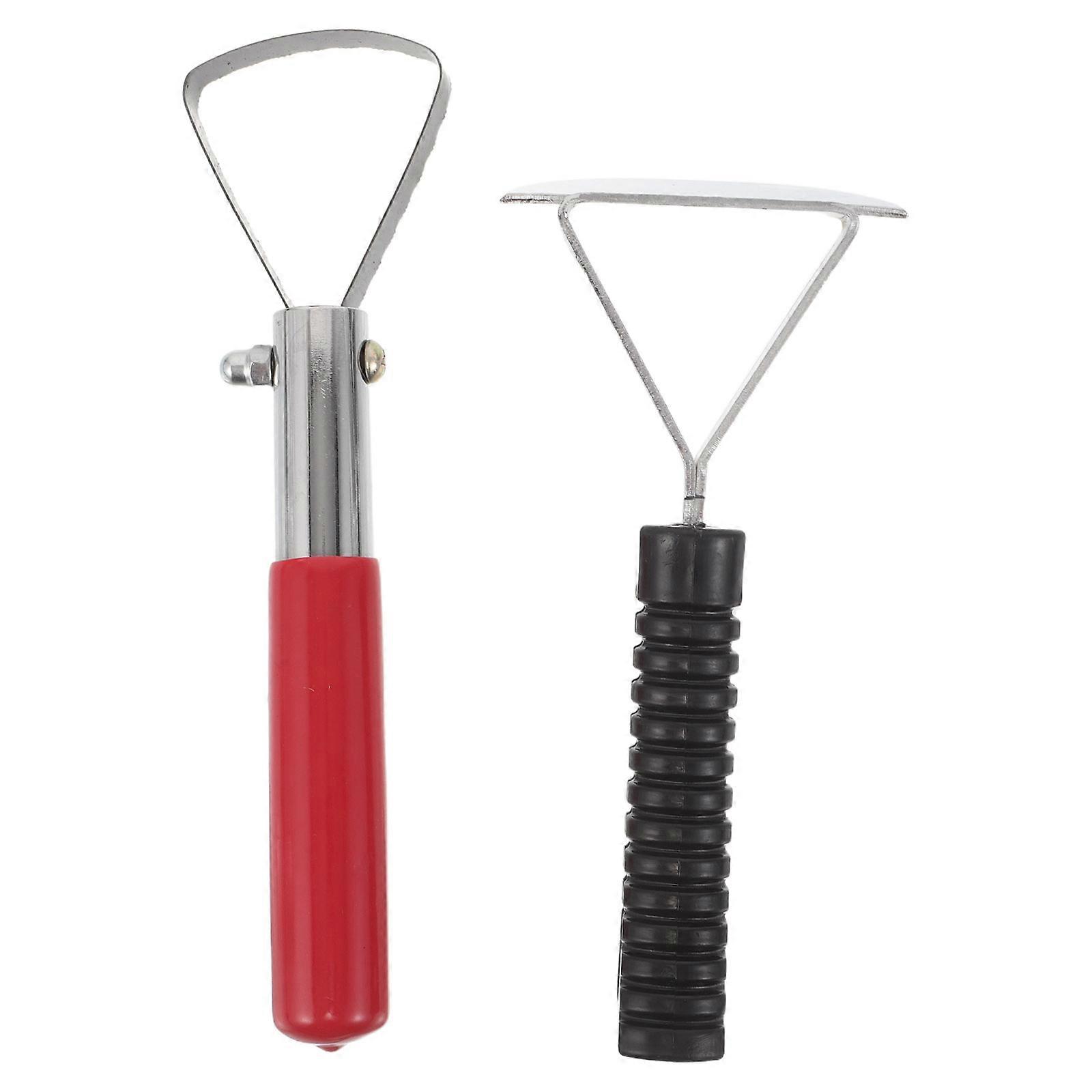 Tire Patch Repair Tools Iron For Car Truck Tractor Drivers Rectangular Shape 2Pcs