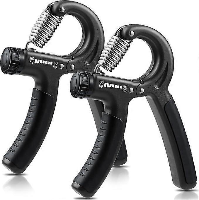 2-Piece Grip Strength Trainer, Hand Grip Enhancer, Adjustable Resistance 22-132