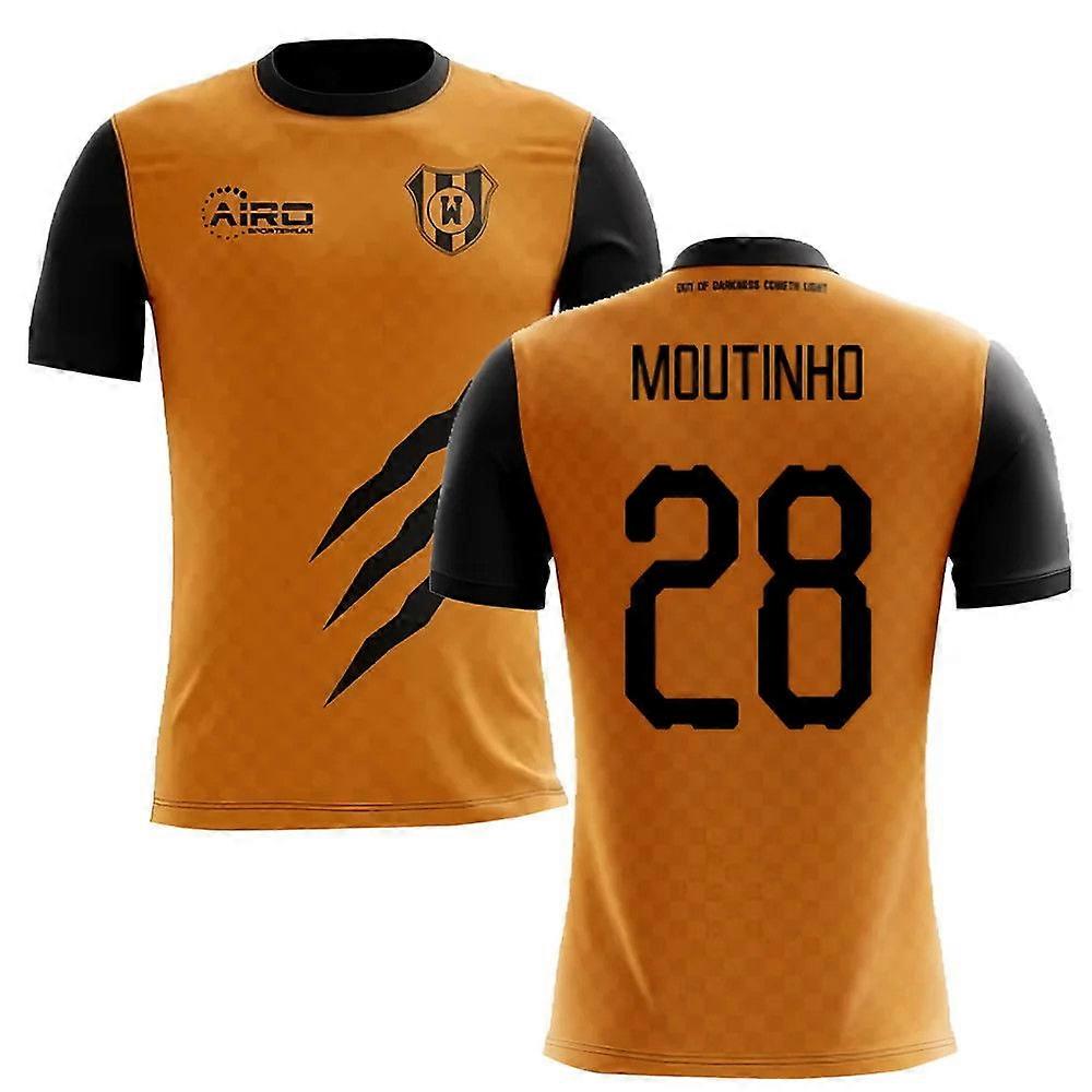 2025-2026 Wolverhampton Home Concept Football Shirt (Moutinho 28)