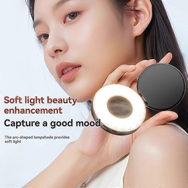 Portable Magnetic Selfie Ring Light with for Bluetooth Remote - Adjustable Brightness for Photograp