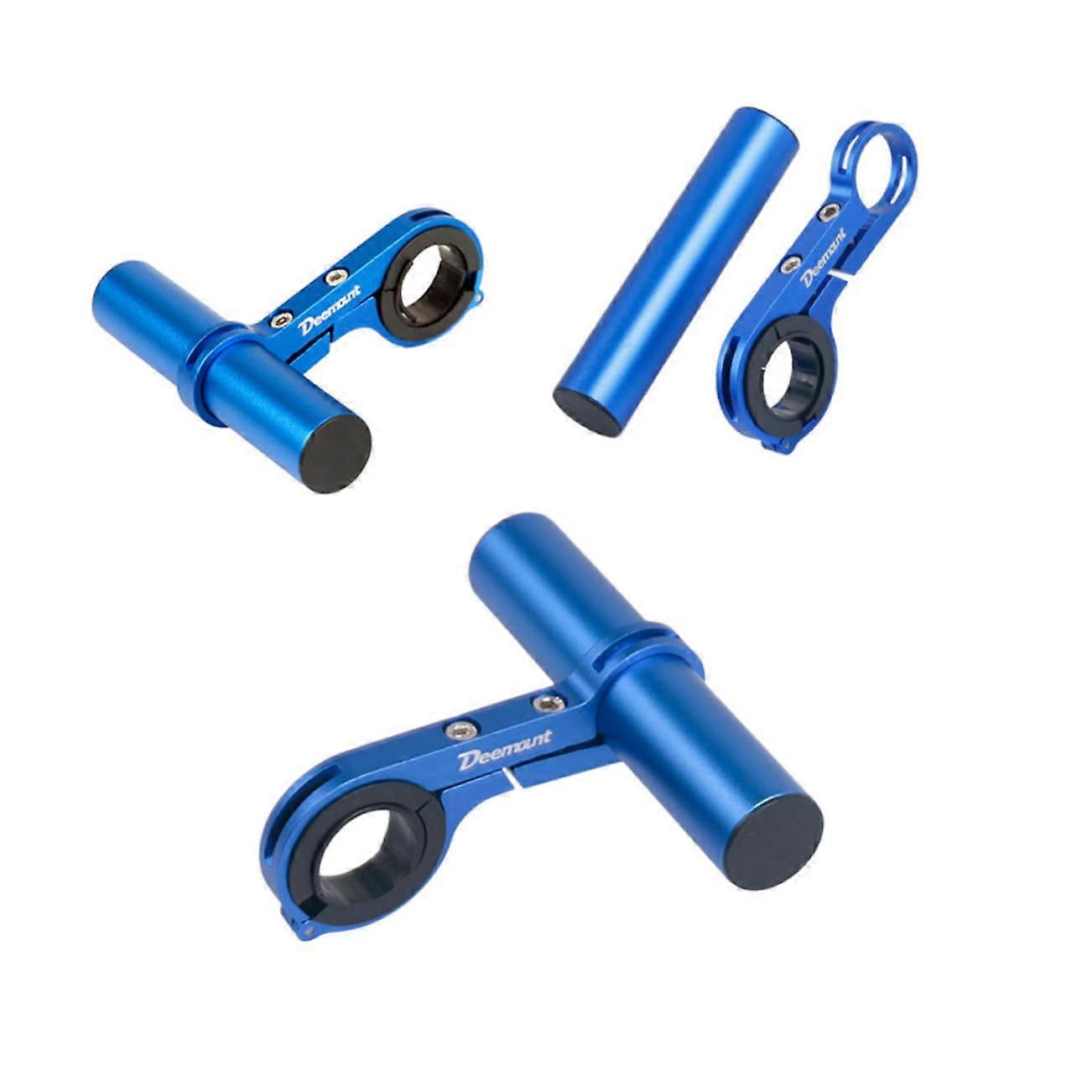 Aluminum Alloy Bike Handlebar Extension Mount for Flashlight Bell Code Table, Extra Space, Easy Fit