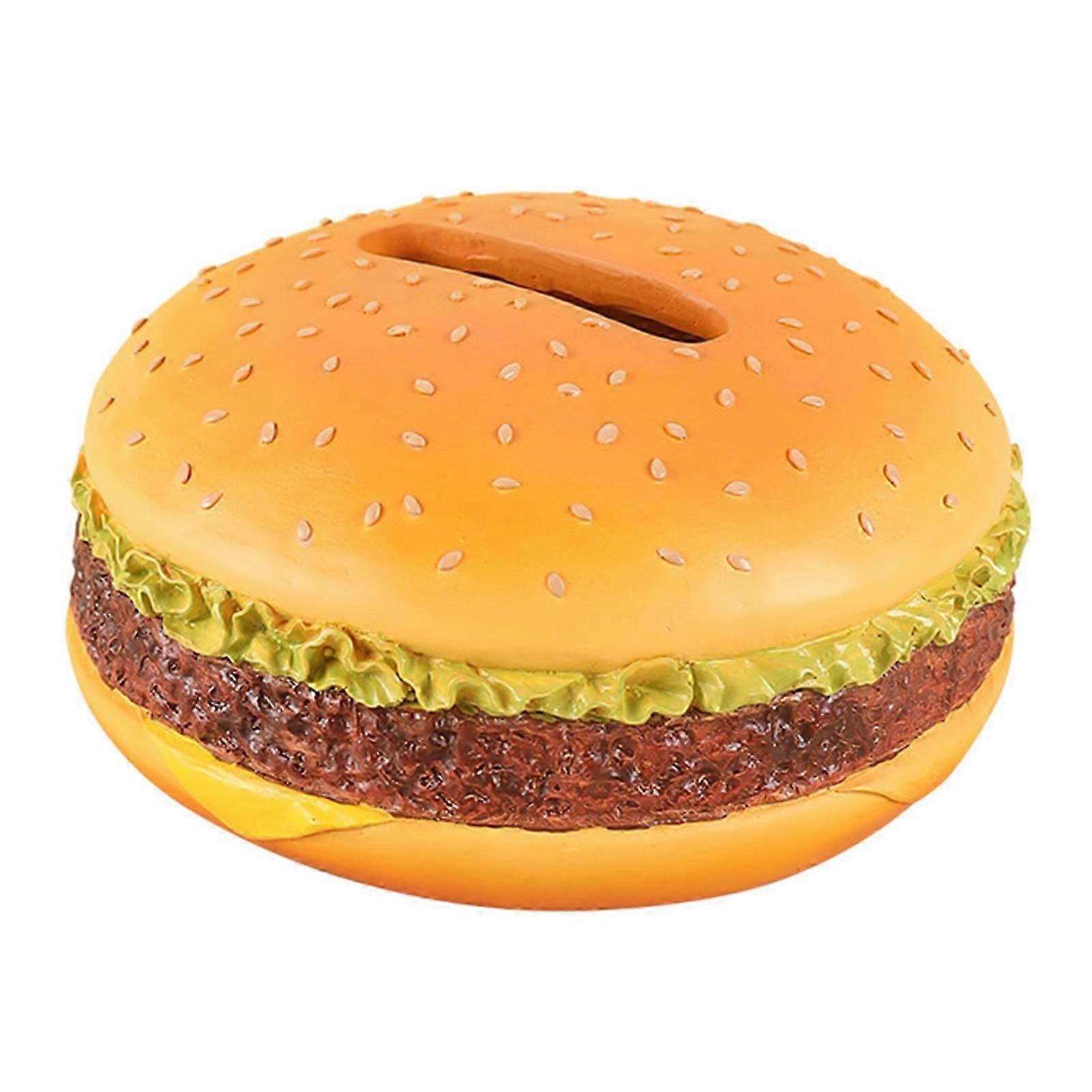 Charming Burger Tissue Box Unique Hamburger Shape Tissue Box Cover Multipurpose Novelty Napkin Dispenser