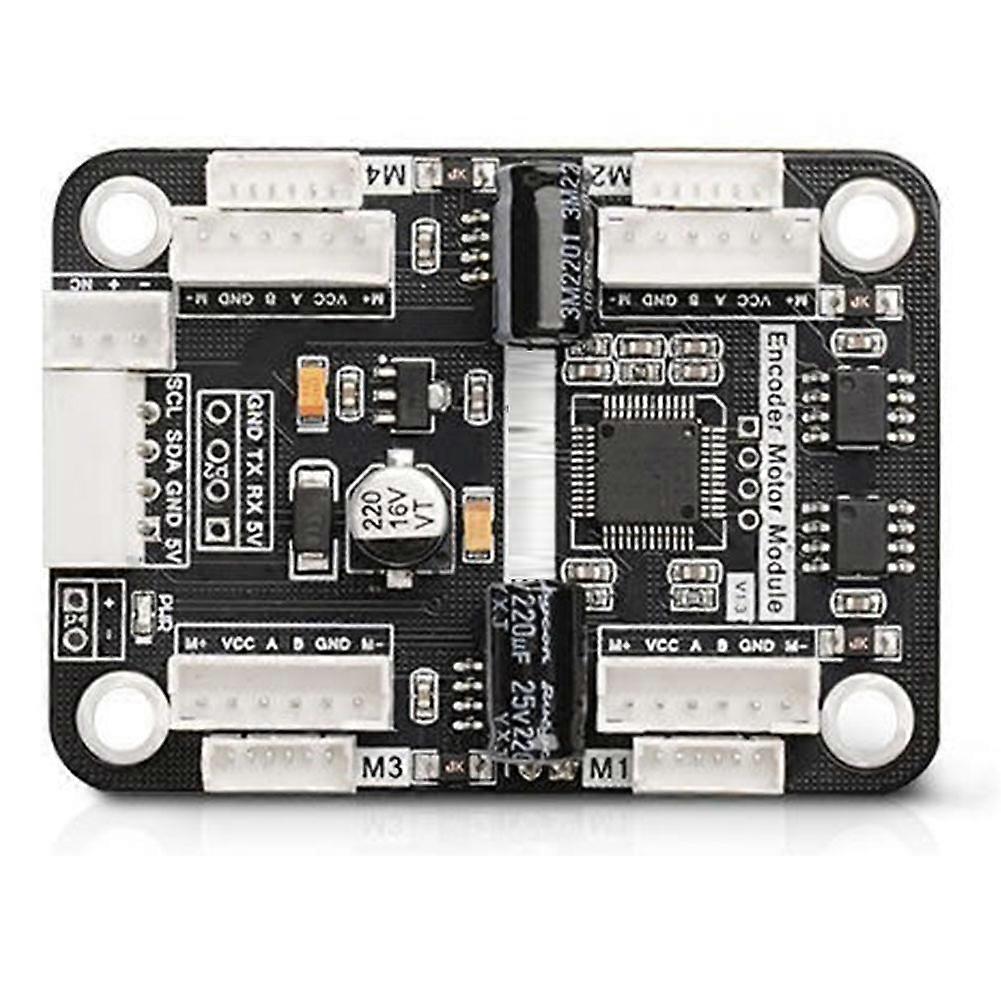 4 Way Encoded Motor Drive Module Onboard Voltage Stabilizing Circuit Motor Control Smart Car Dedicated to Robot Car Part