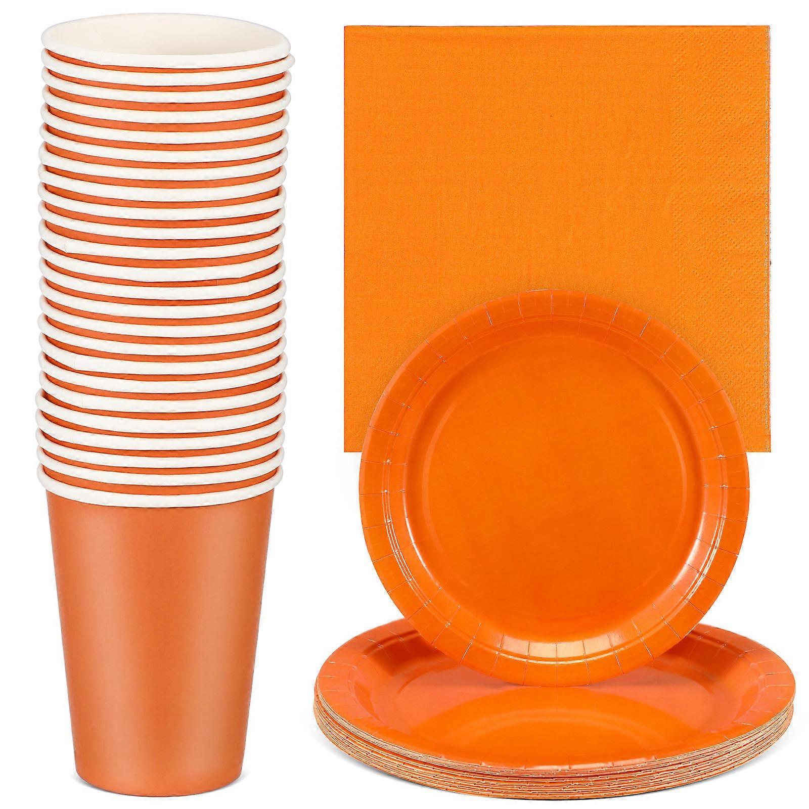 1 Set Paper Dinnerware Party Plates Cups Cake Appetizer Dishes