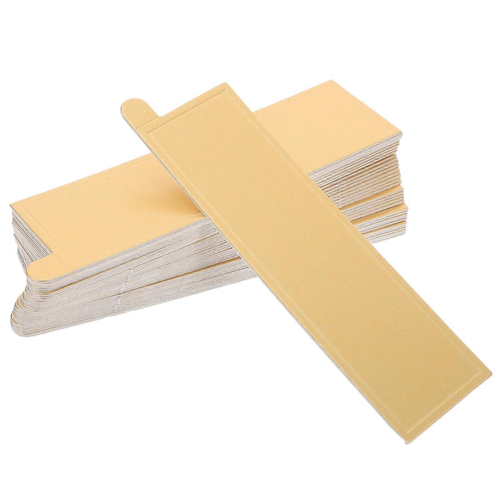 Golden Eggcake Tray Paper Cardboard for Displaying 200Pcs Mini Rectangular Cake Boards