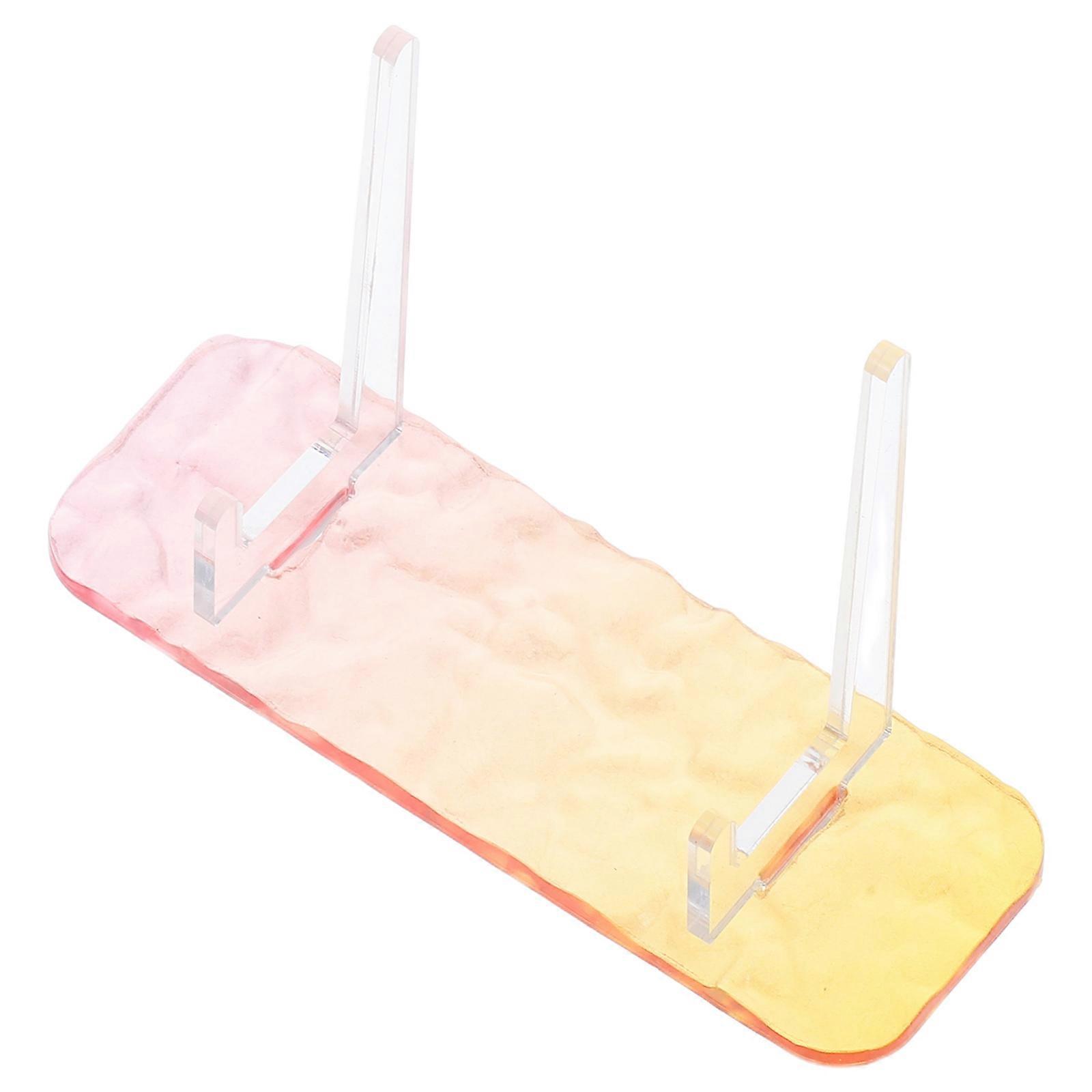 Transparent Acrylic Mini Easel Display Stand for Small Cards Collection