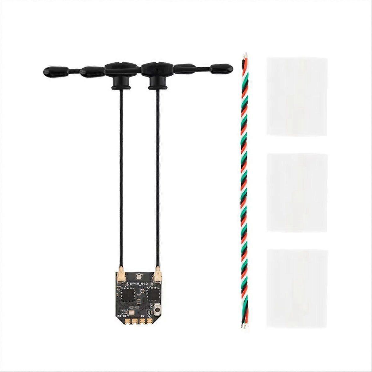 RP4TD-M ExpressLRS 2.4GHz Receiver 2.4G ELRS RX Mini True Diversity Receiver Built in TCXO for FPV Long Range RC Drone