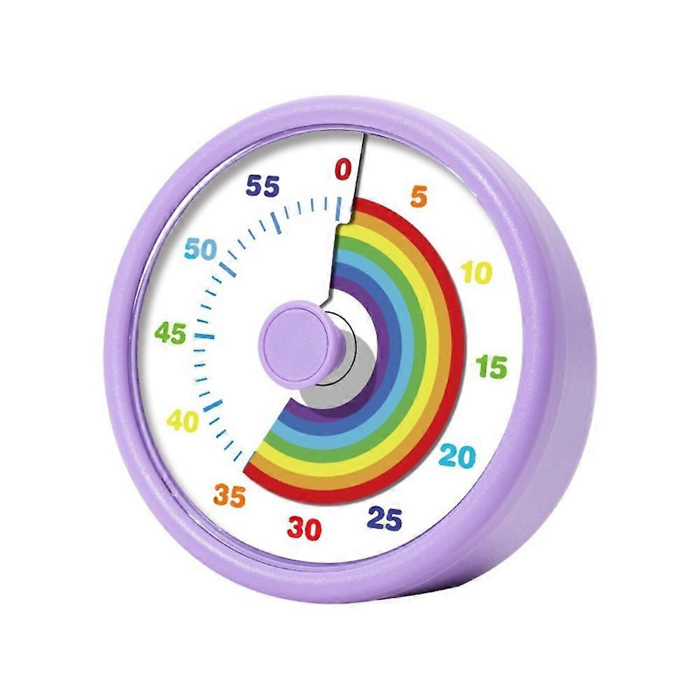 60 Minutes Visual Timer Round/Square Visualization Countdown Alarm Clock Ultra Silent Self-discipline Kitchen Timer Indoor