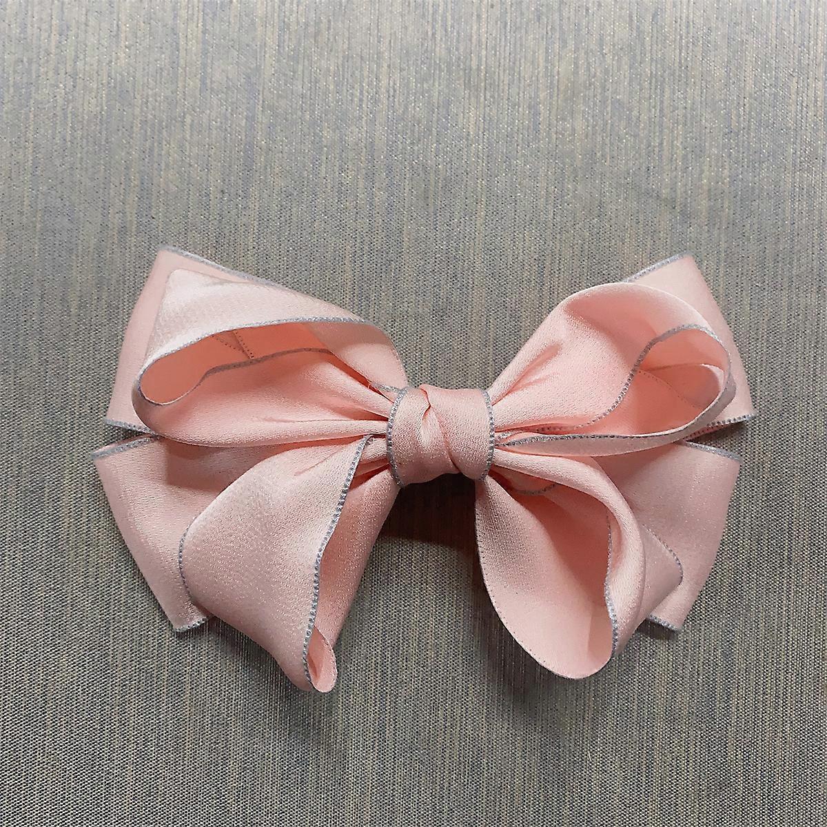 ��pingle �� cheveux �� n?ud fait �� la main pour fille, pied-de-poule, Plaid, strass, temp��rament, queue de cheval, Clip de printemps, Clip sup��