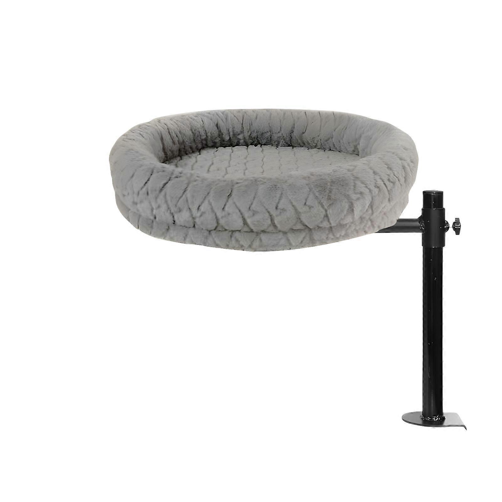 Iron Polyester Puss Rest Twist Suspended Bed Against Lean Base Desk Mount for Secure Installation in Limited Area Configuration  Cat nest model