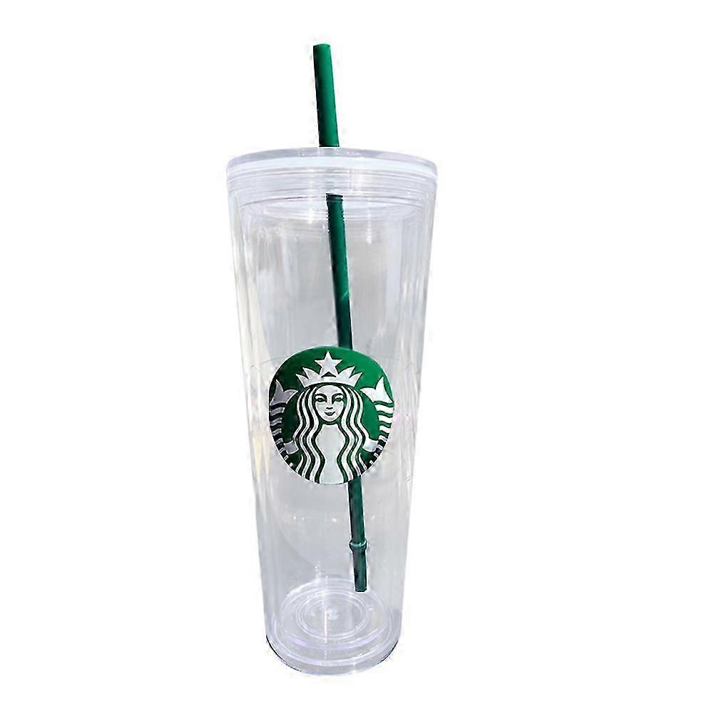 473/710ml Reusable Cups Plastic Tumbler With Logo Transparent Cold Cup