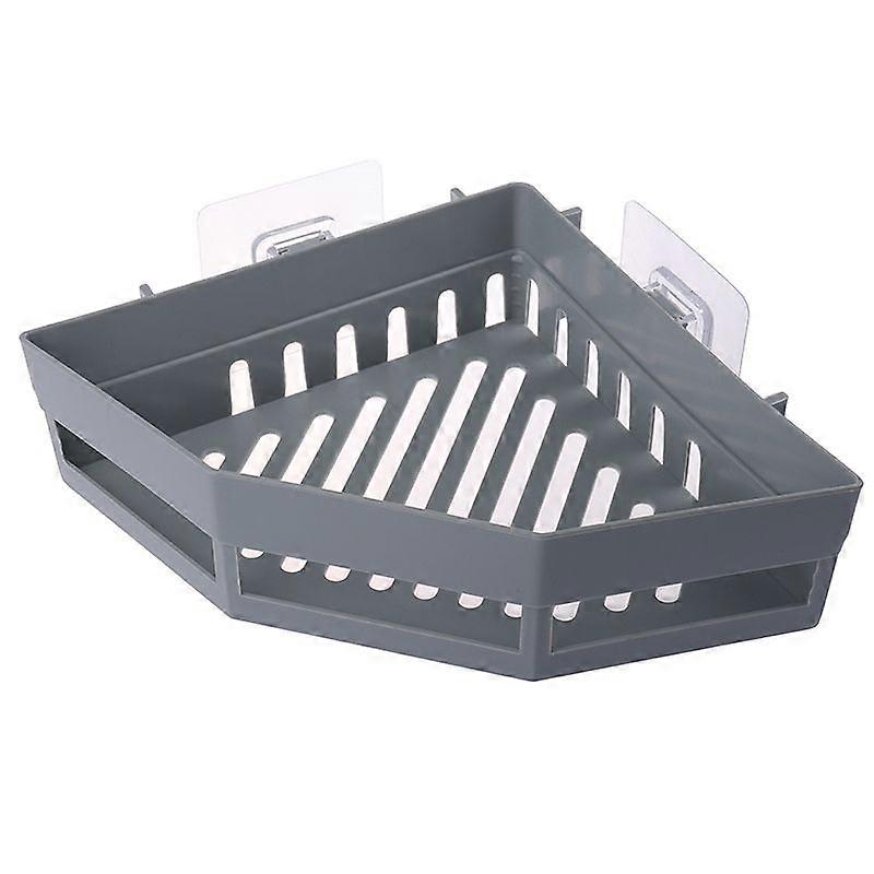 Triangular Shower Caddy Shelf Bathroom Corner Bath Rack Storage Holder Organizer