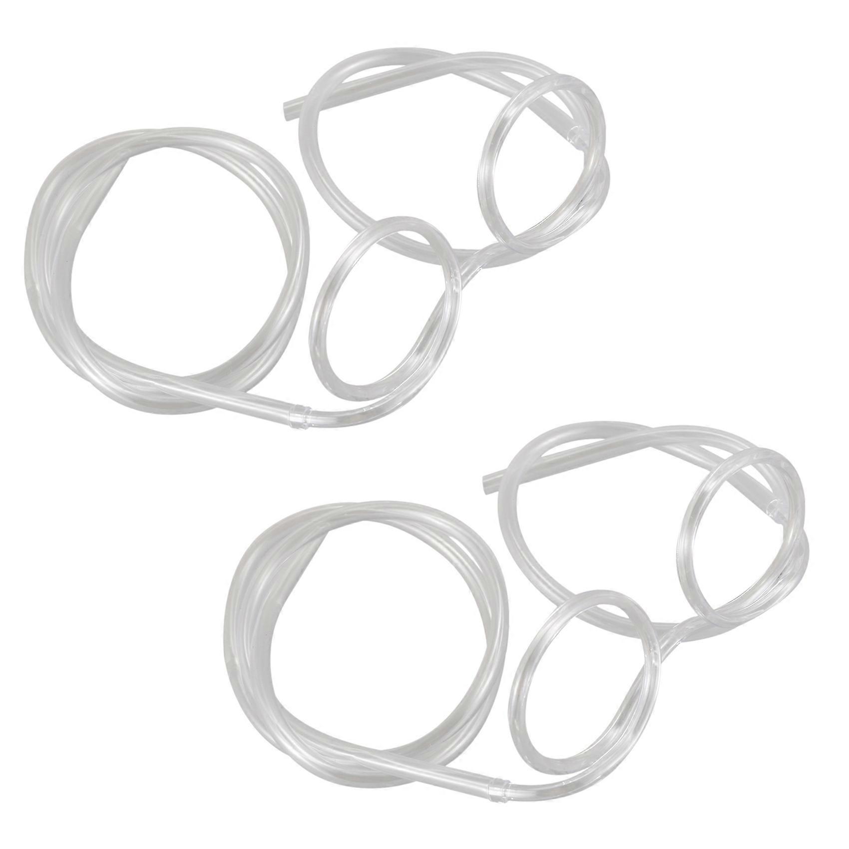 2X Glasses shape straw to drink - clear