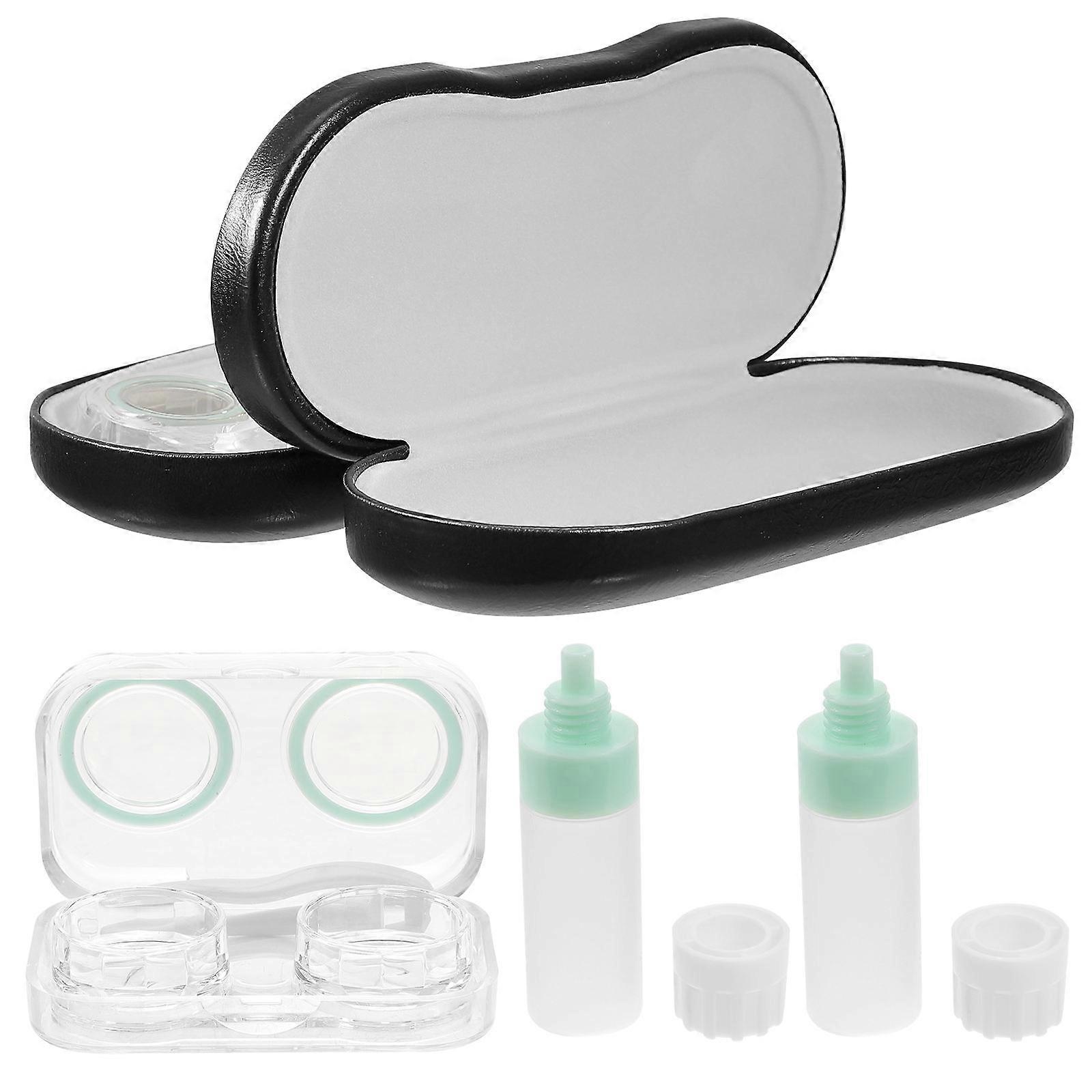 Double Glasses Case for Storage Use 1Set Portable Lens Storage Kit