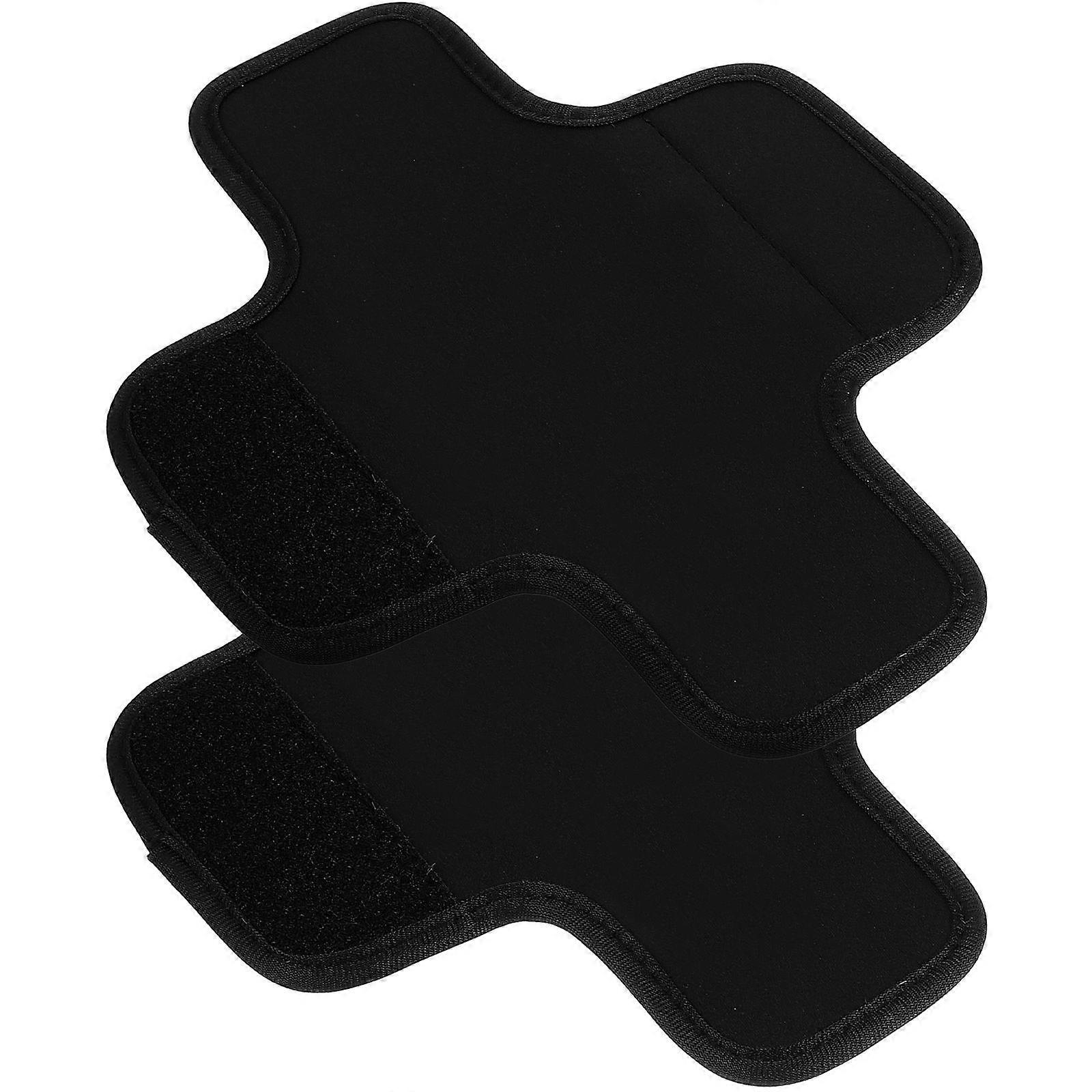 Shoulder Strap Cushion for Backpack Strap Sponge Pad 1Pair Black Soft Cushion