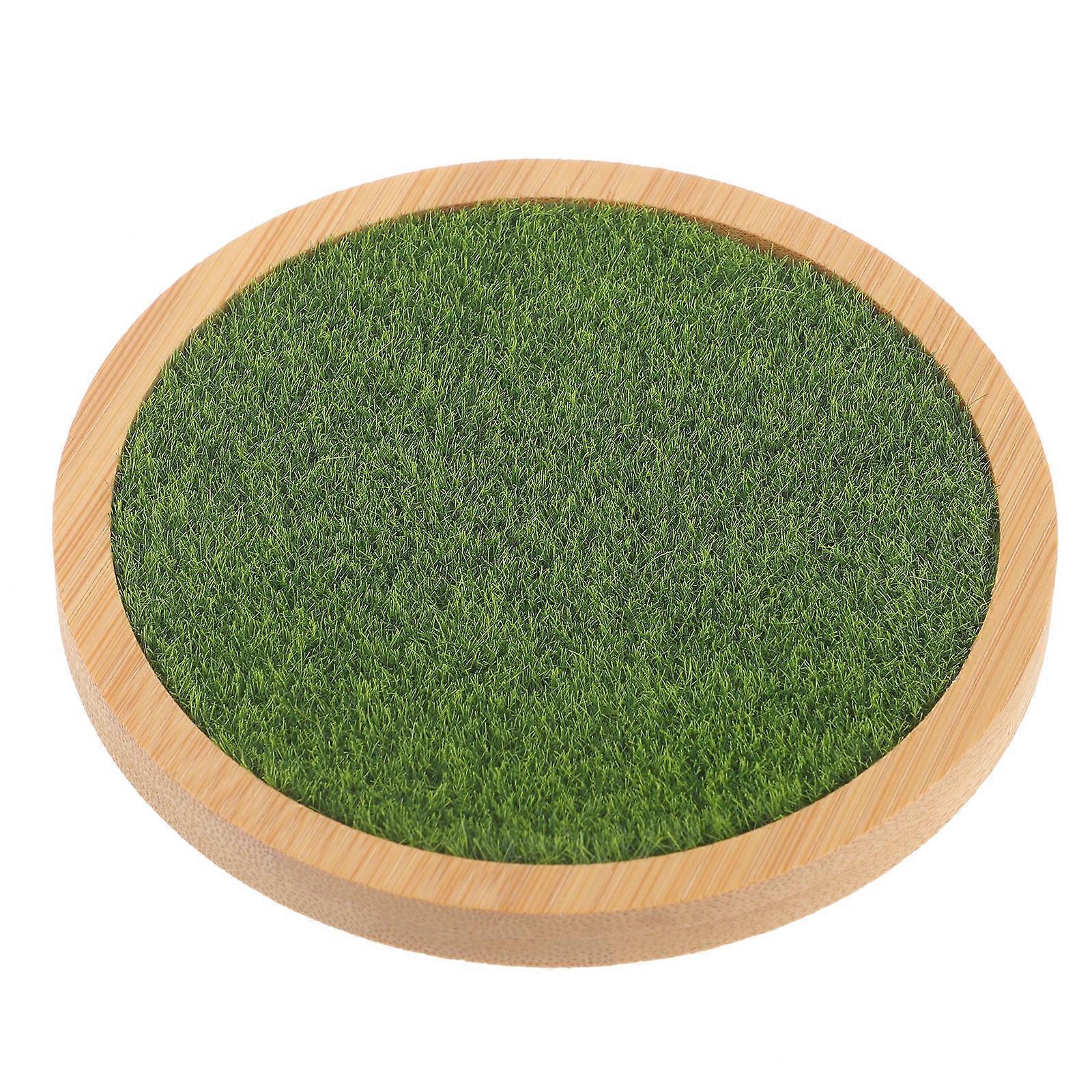 Grass Display Stand Simulation Holder for Figurine Collections
