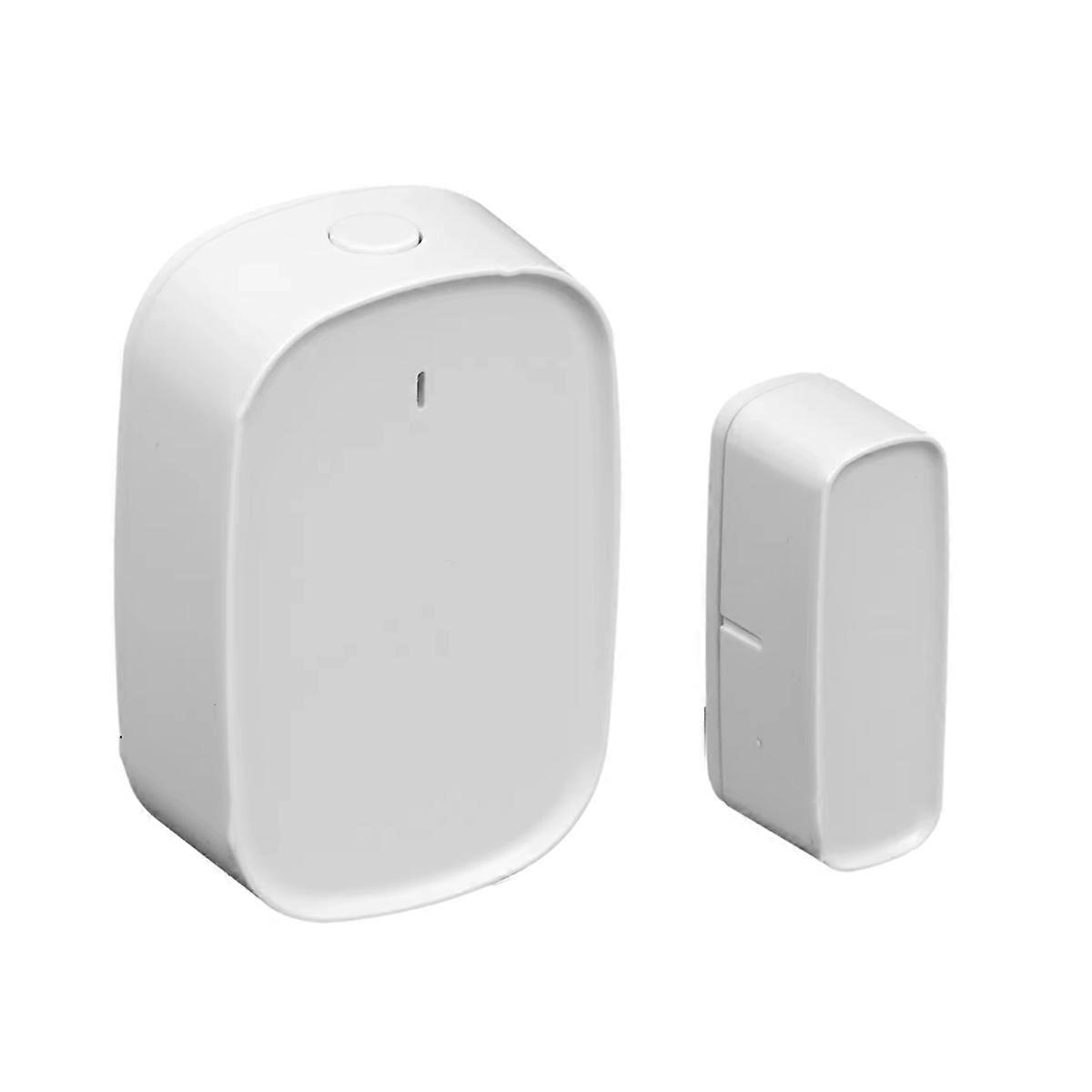 Tuya ZigBee 3.0 Window Door Gate Sensor Detector Controlled Via Smart Life App for Home White