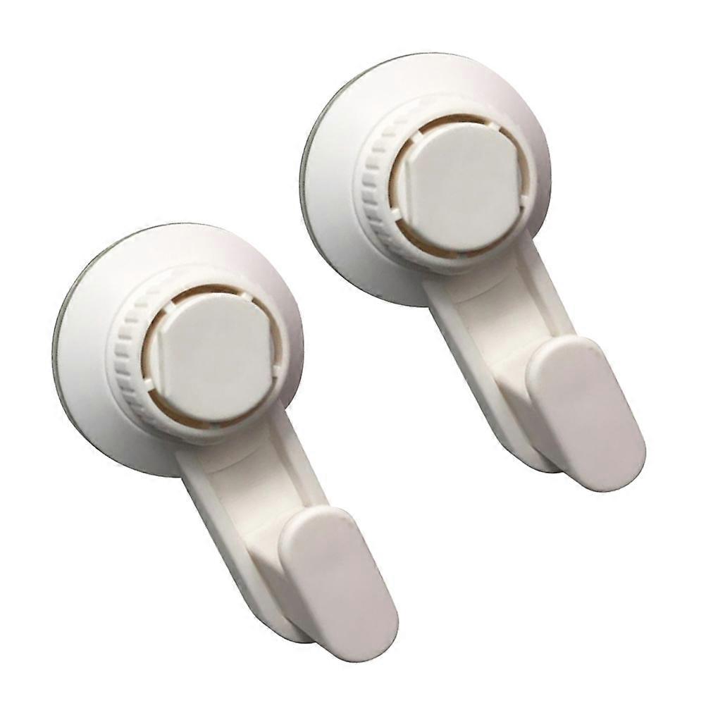 Suction Cup Hooks Removable Hooks for Bathroom and Kitchen 2Pcs