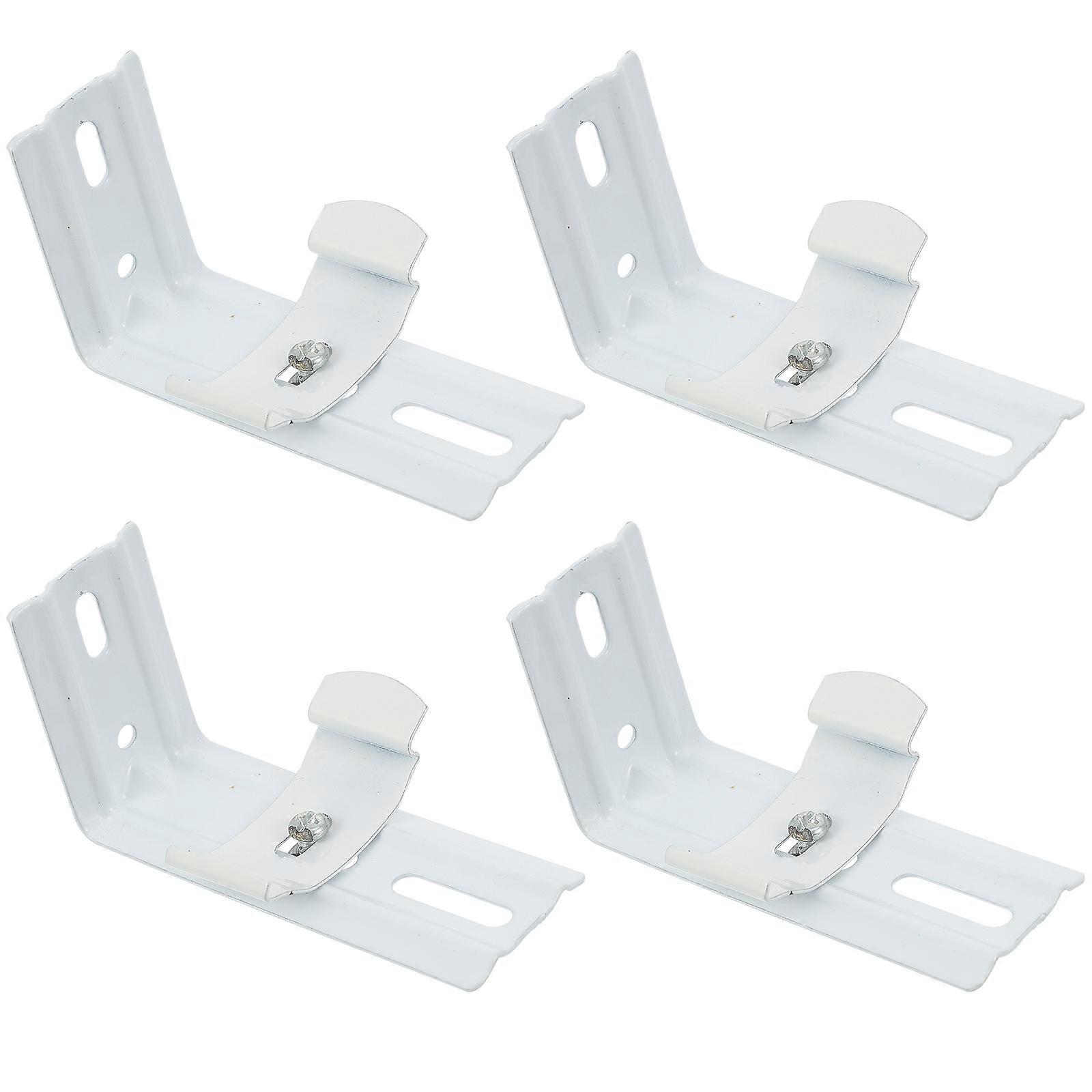 Iron Curtain Bracket Accessories for Curtain Fixing 4Pcs Set