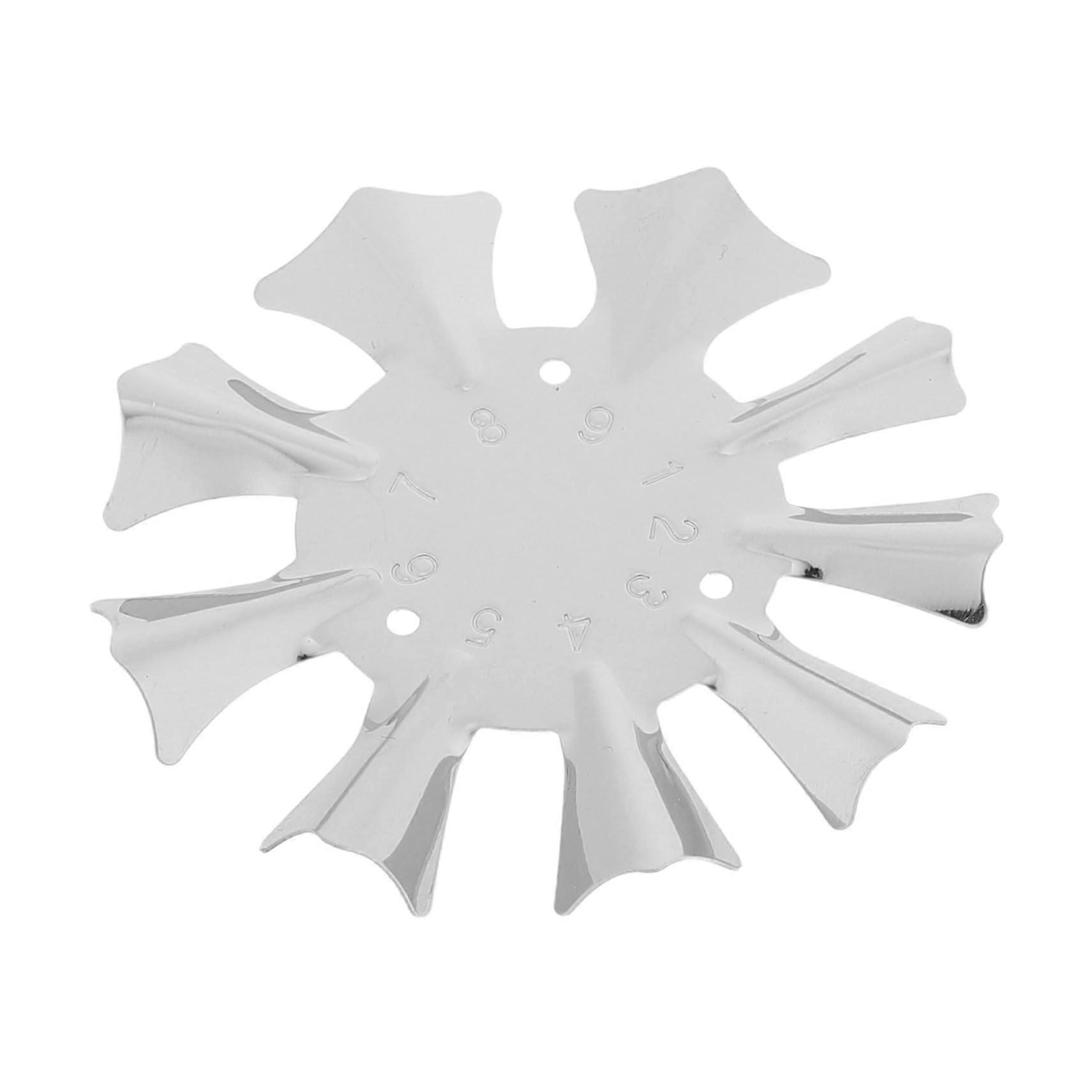 French Tip Nail Tool Stainless Steel Art Template Precise Guide for Multiple Nail Shapes Silver