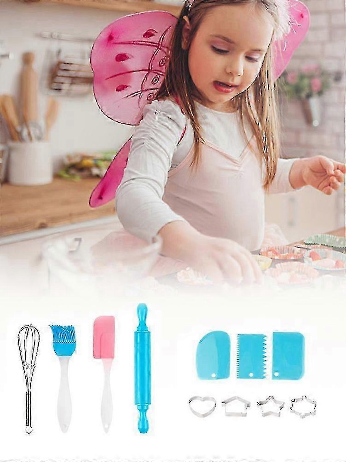 Kids Chef Baking Set Cloth Plastic Kitchen Toys 26-27s