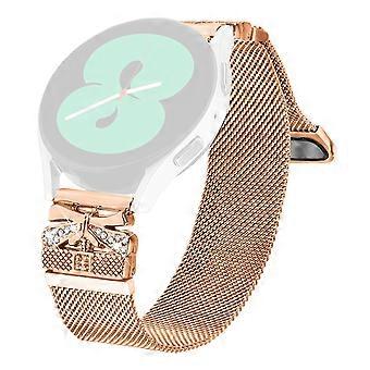 Metal Strap for Huami Amazfit GTR Mini Milanese Watch Band Butterfly Decor Electroplating Color