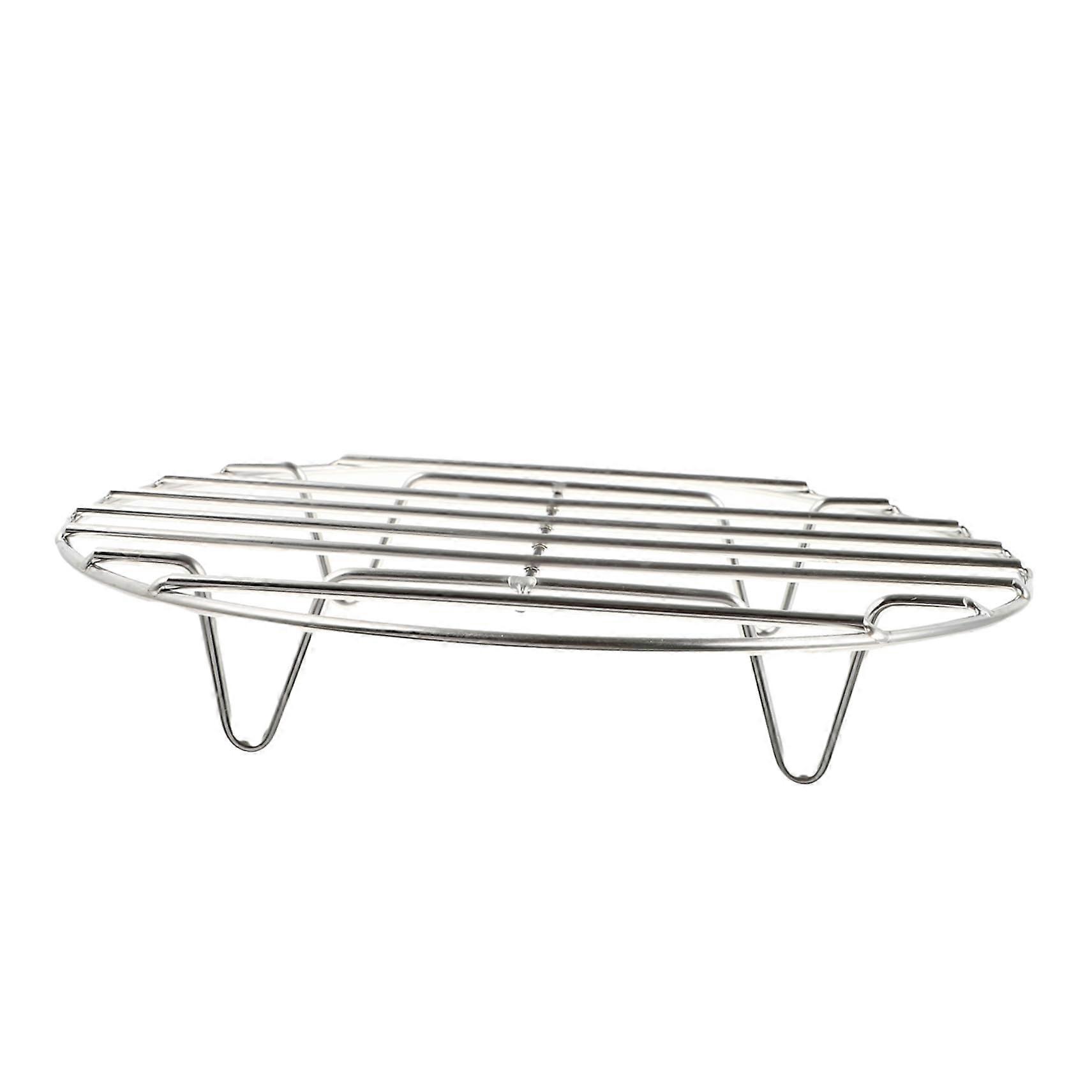 Stainless Steel Steaming Rack for Vegetables, MultiPurpose Round Stand for Cooking and Cooling