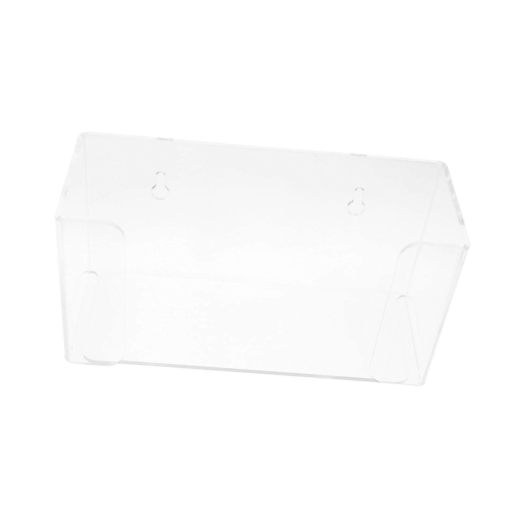 Wall Mounted Tissue Box and Mask Storage Holder No Drilling SpaceSaving Bathroom Organizer