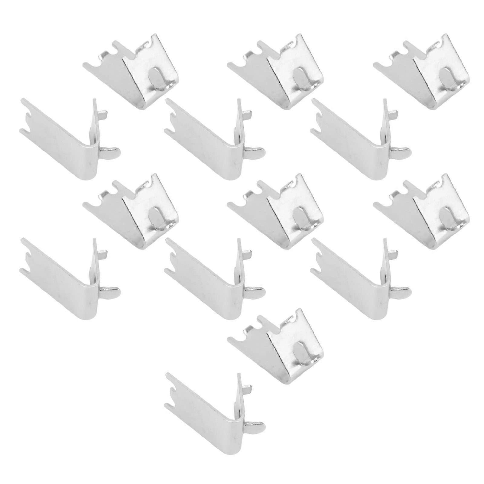 14PCS 304 Stainless Steel Freezer Shelf Clips 1.5mm Rustproof  Load Concave Design