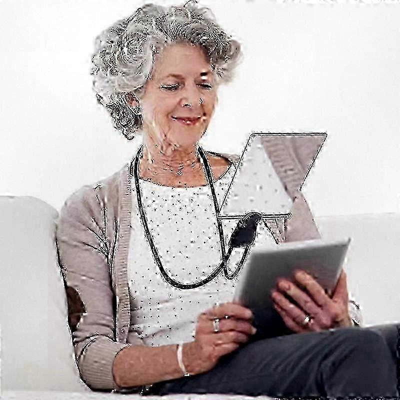 Adjustable Magnifying Glass with Stand for Low Vision Reading Aid