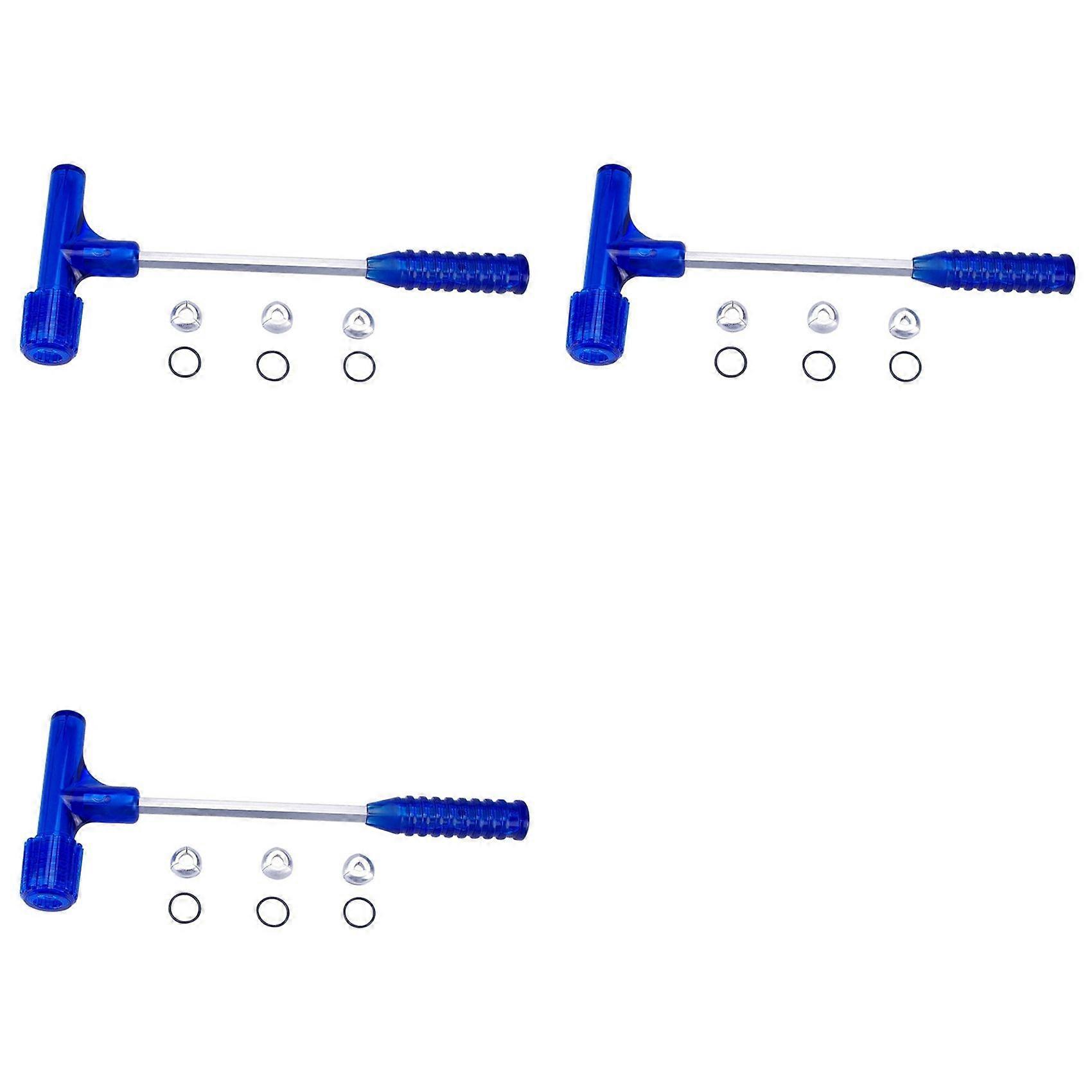 3X Impact Puller Hammer with Three Sets Hand Remover Tool Practical Professional Heavy Duty Multi-Functional Blue